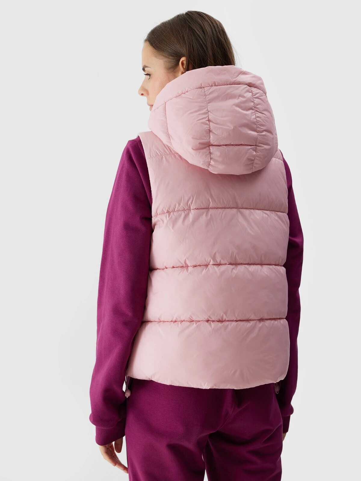 Women's 4F Synthetic Down Down Vest - Pink
