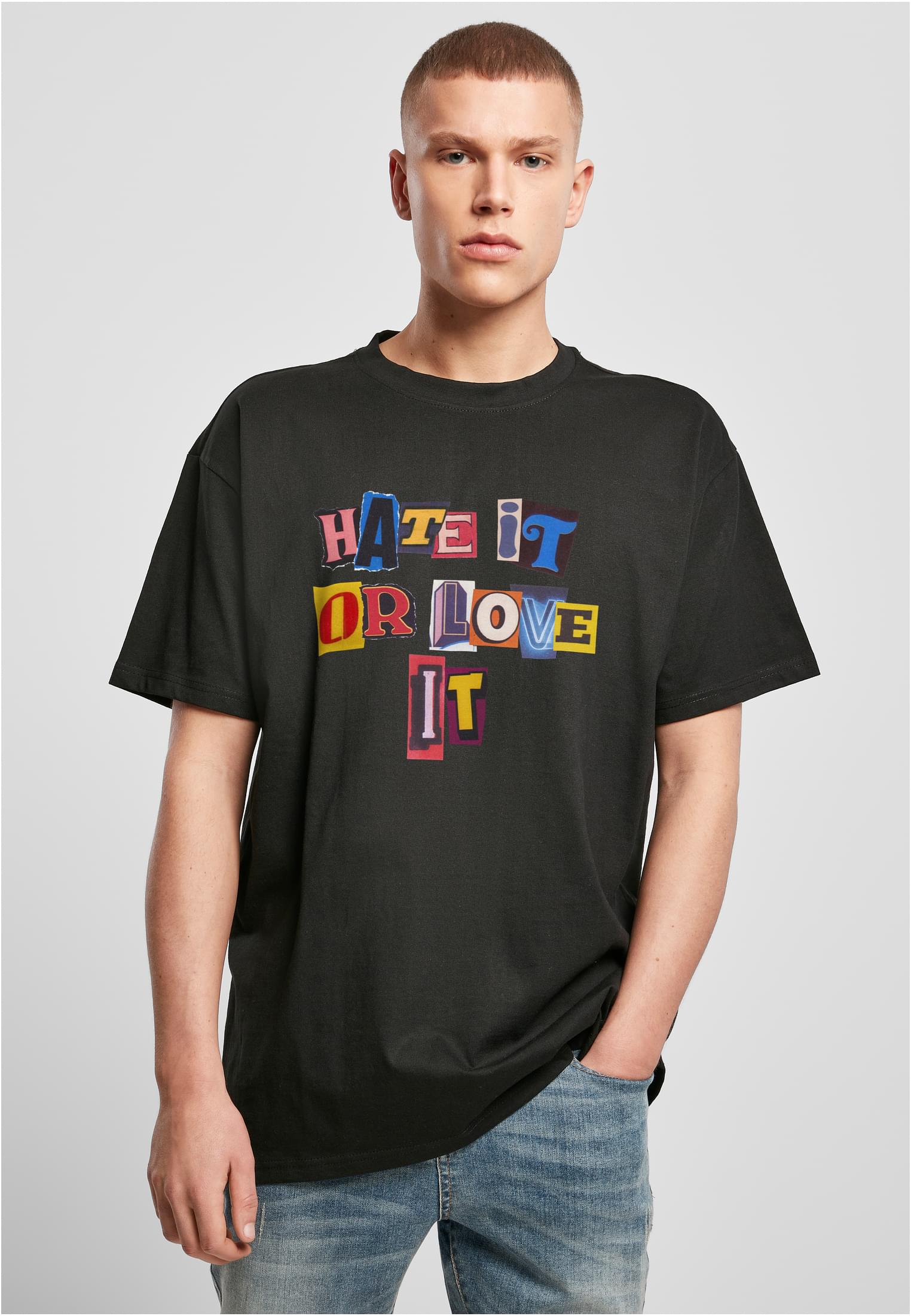 Men's T-shirt Hate It Or Love It Black