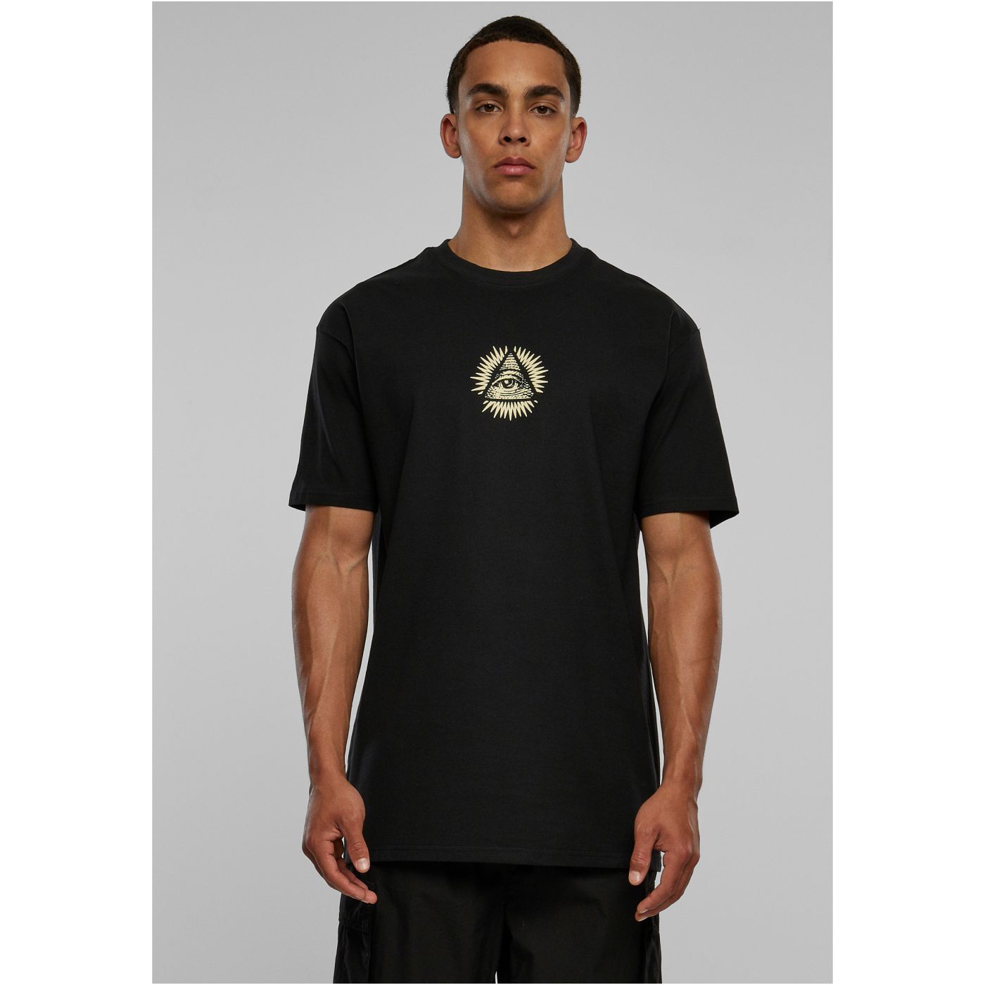 Levně Oversize tričko New Order černé