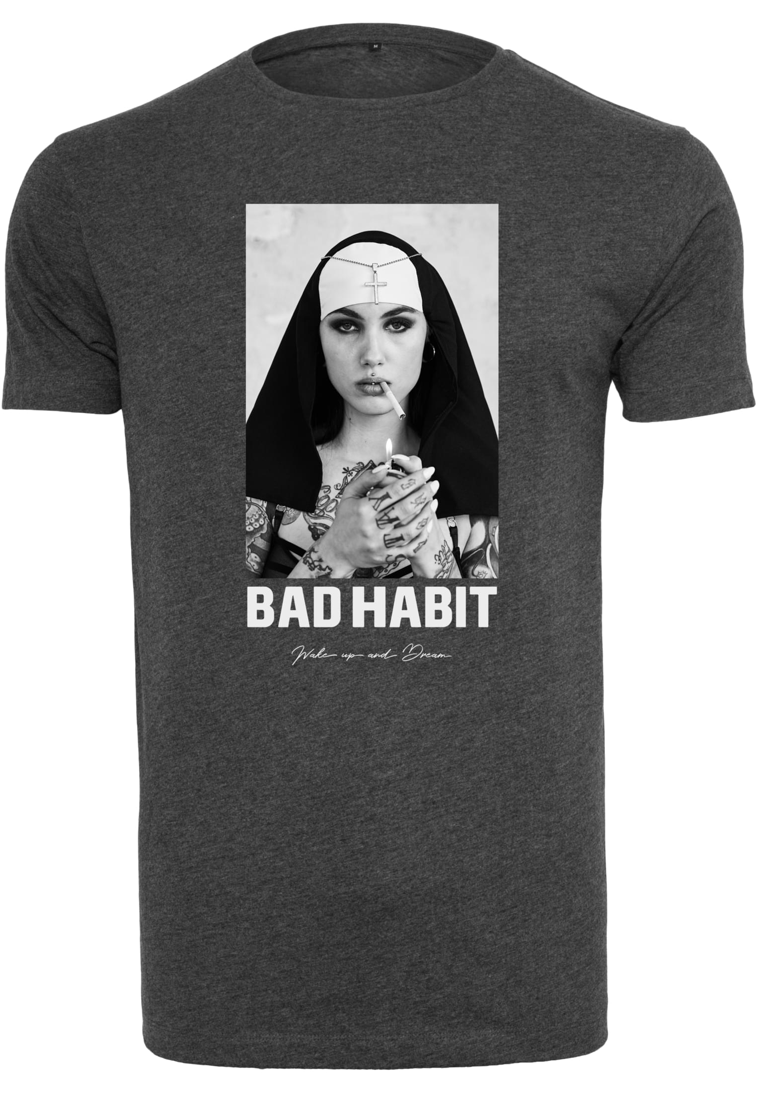 Bad Habit Tee Charcoal