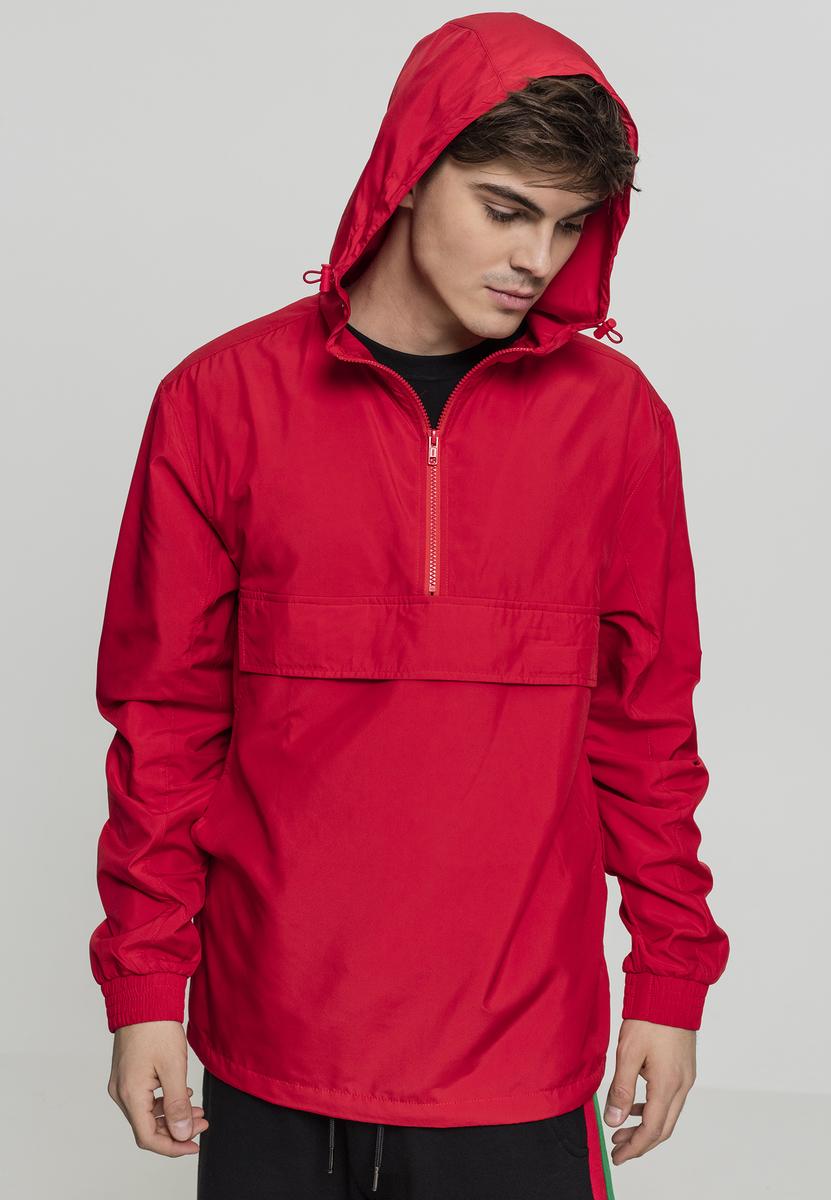 Basic Pull Over Jacket fire red