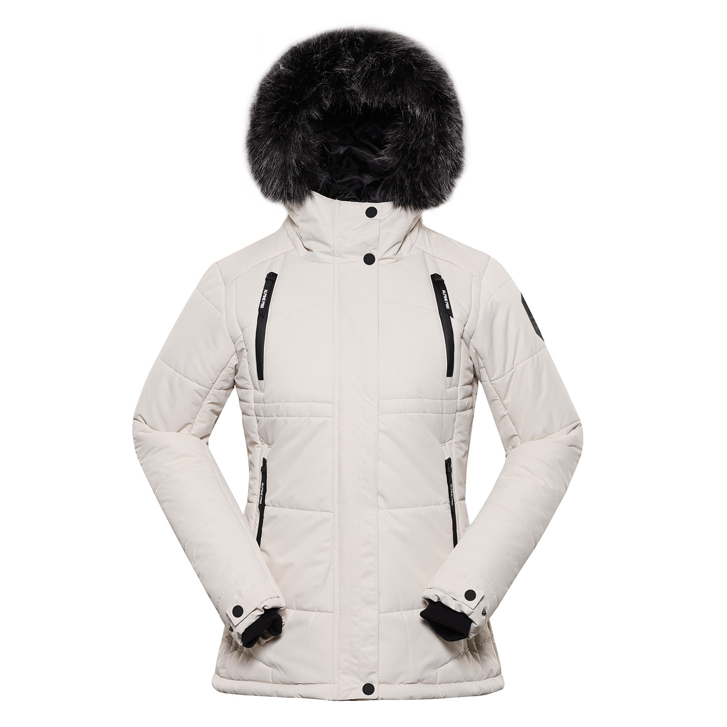 Ladies Jacket With Membrane PTX ALPINE PRO MOLIDA Moonbeam