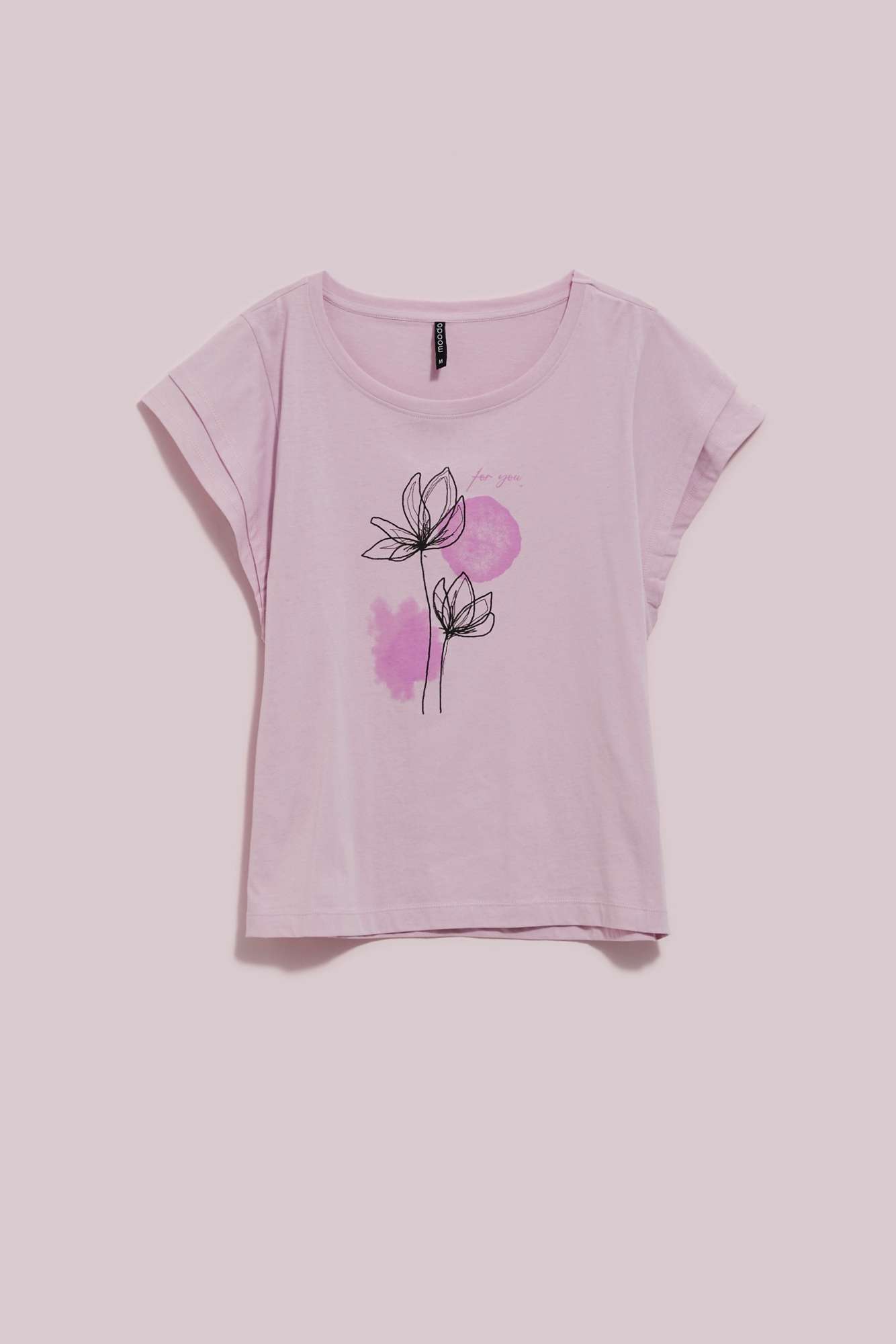 WOMEN'S T-SHIRT L-TS-4077 LILA