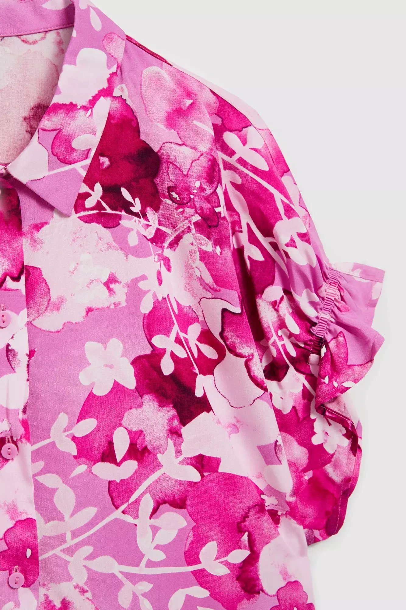 Women's patterned shirt MOODO - pink