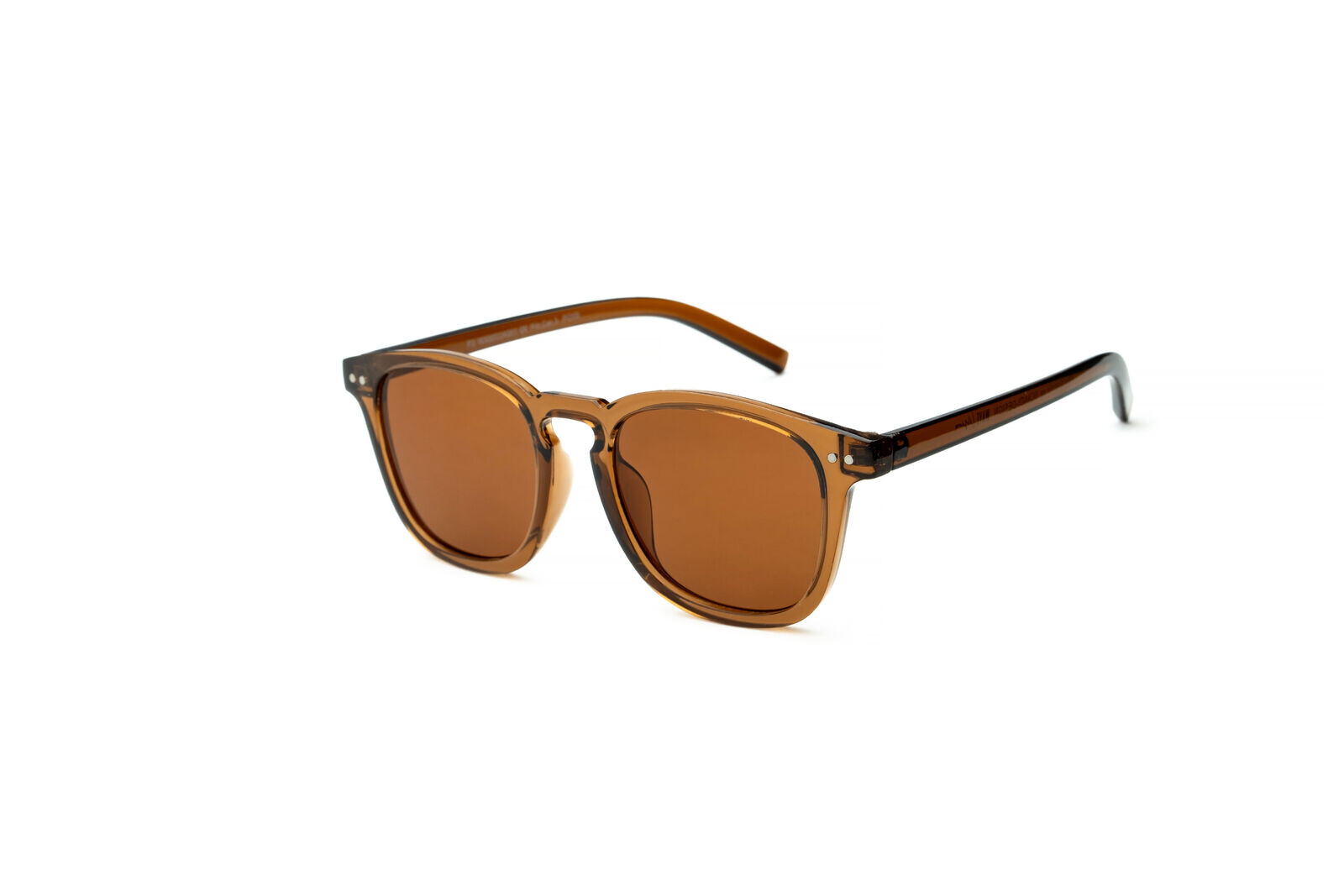 WAYE Sunglasses - 3 Transperent Light Brown W Brown Lens Cat. 3