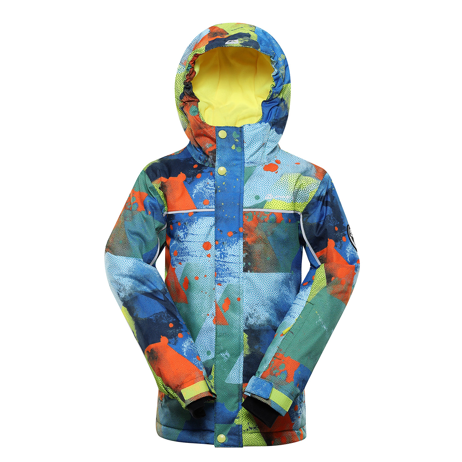 Kids ski jacket with membrane ALPINE PRO ZAWERO new navy variant pb