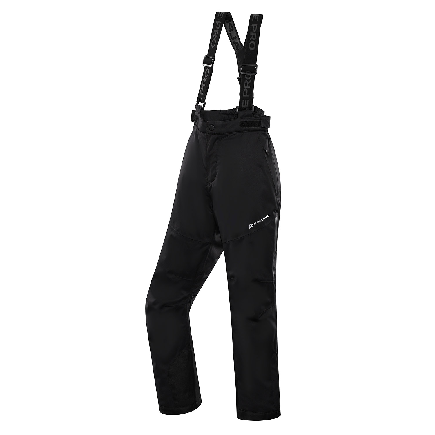 Children's Ski Pants With Ptx Membrane ALPINE PRO OSAGO Black