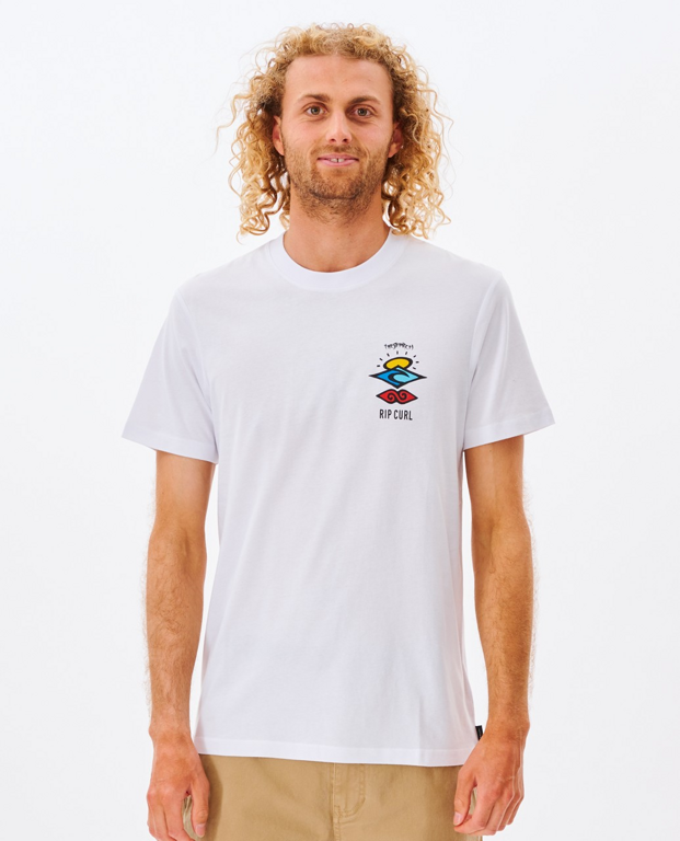 Tričko Rip Curl SEARCH ICON TEE White