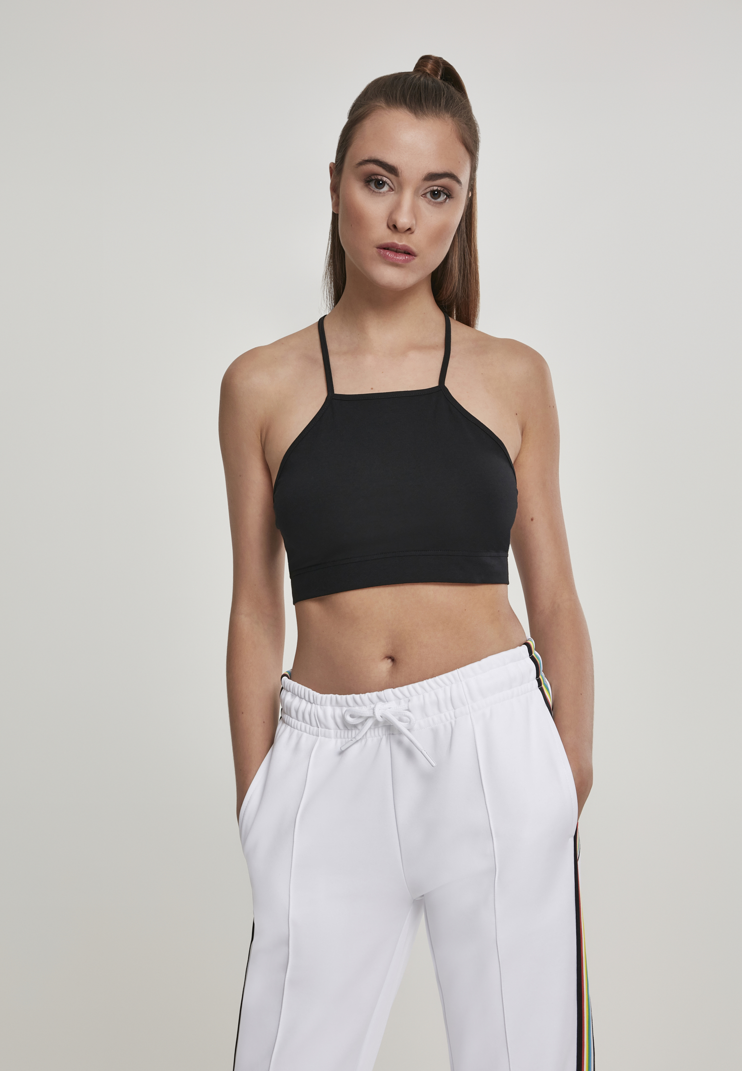 Women's triangle top black