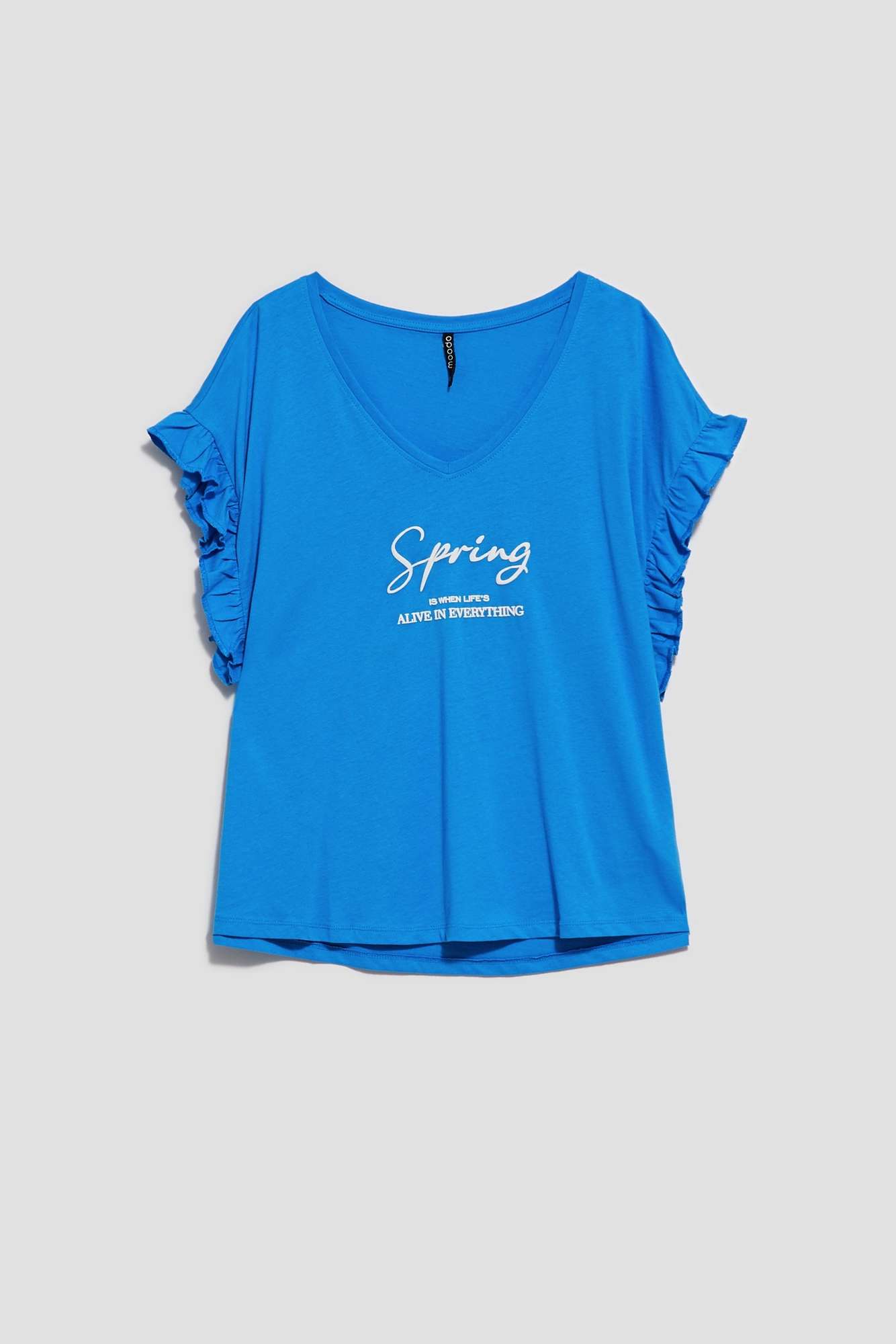 WOMEN'S T-SHIRT L-TS-4078 FRESH BLUE