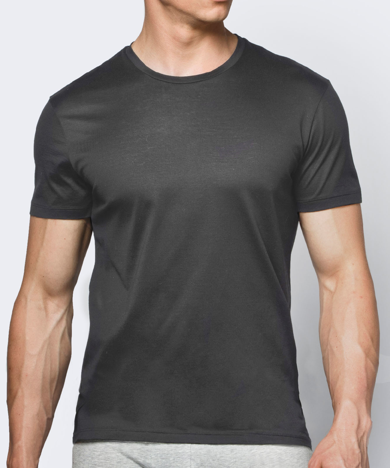 Men's Short Sleeve T-Shirt ATLANTIC - Dark Gray