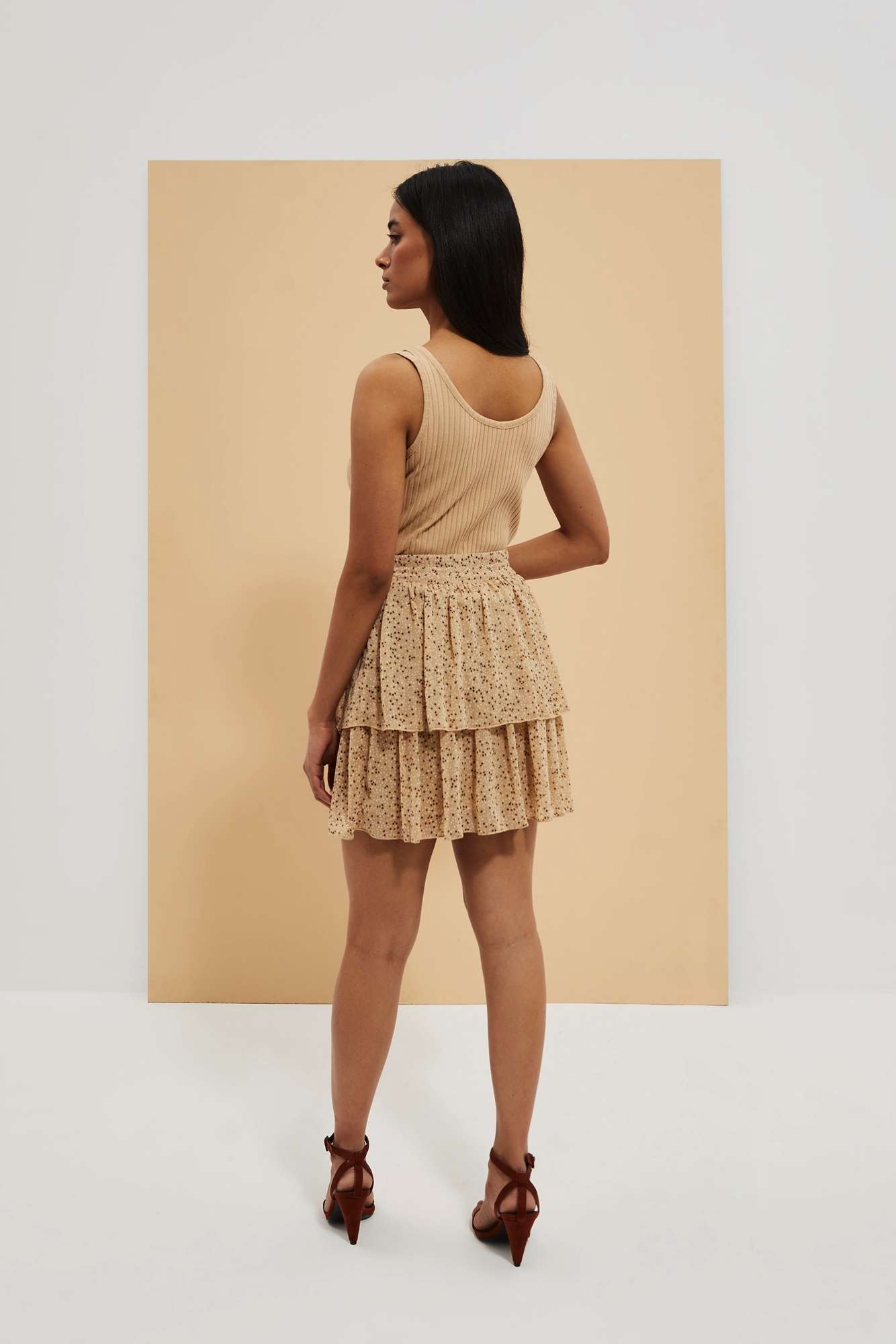 Marisse Women&#039;s Skirt L-Sc-4011 D.Beige