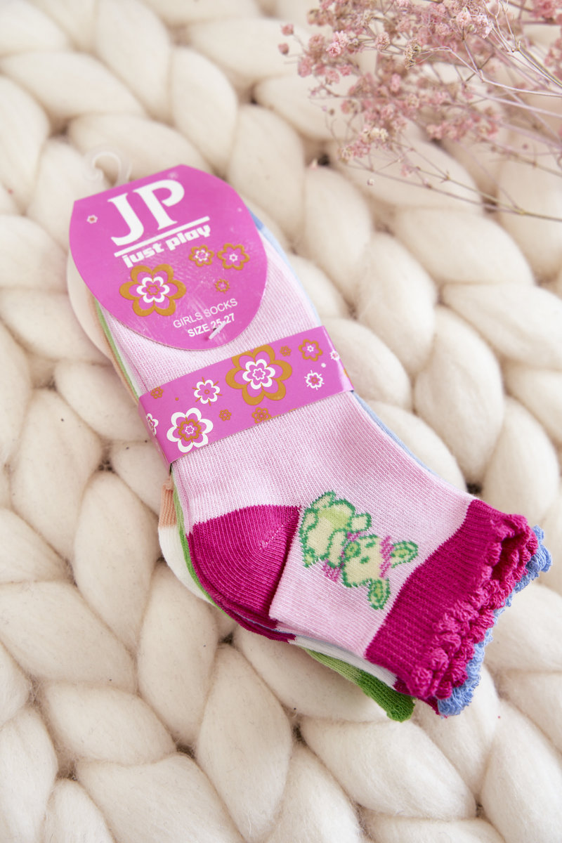 Youth socks with Bunny 5-Pack Multicolor