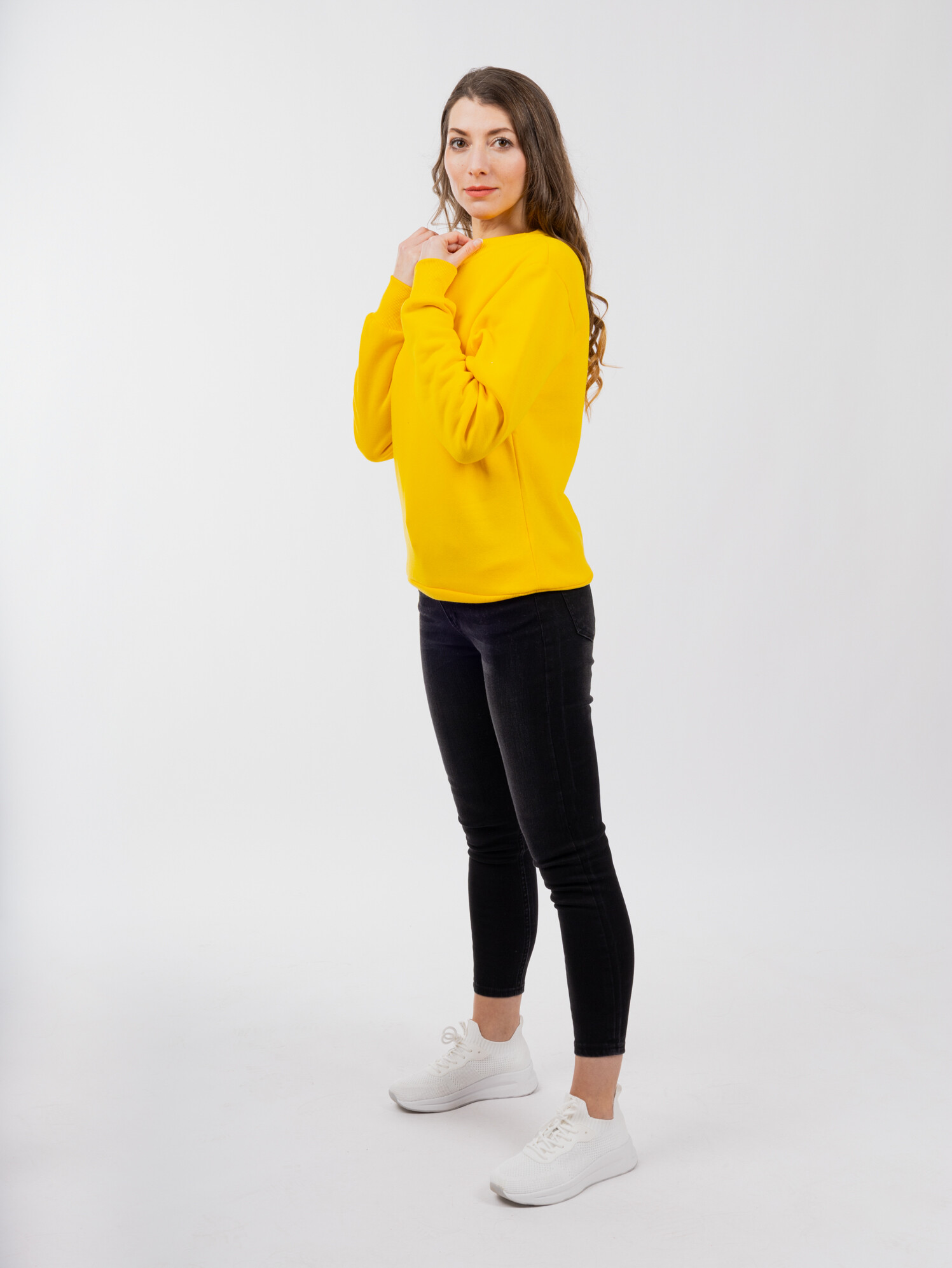 Women&#039;s sweatshirt GLANO - yellow