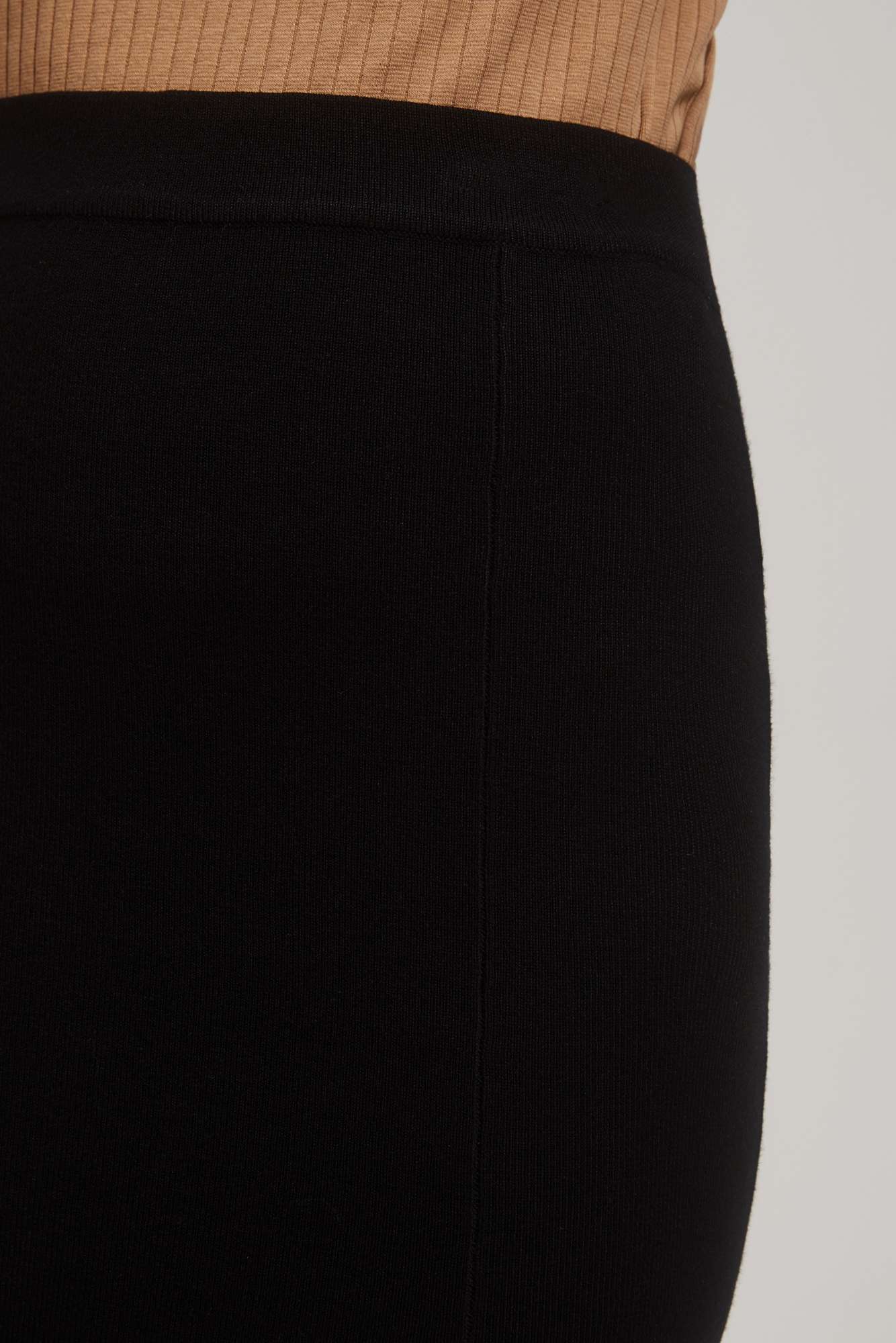 Pencil skirt with slit