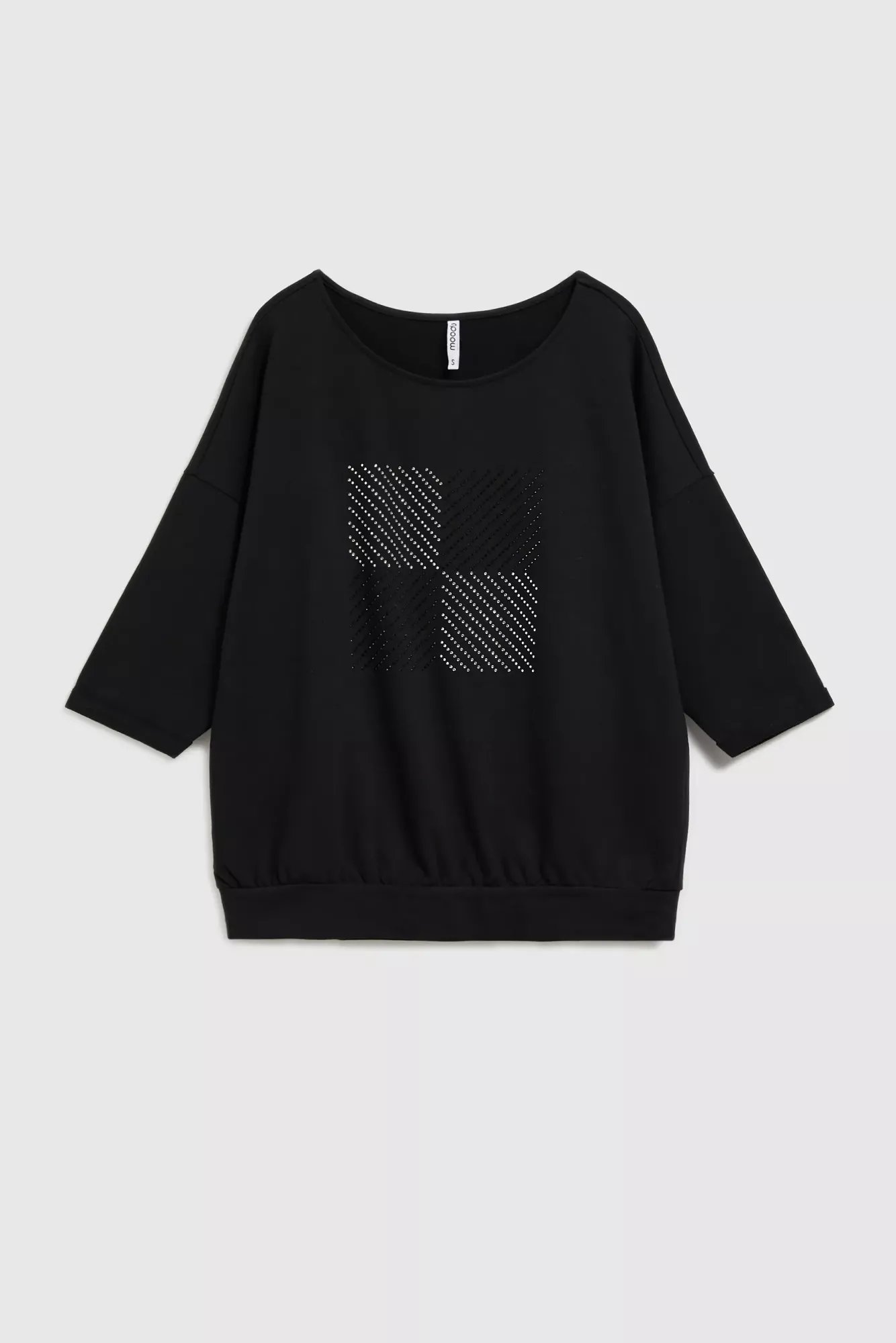 3/4 sleeve sweatshirt
