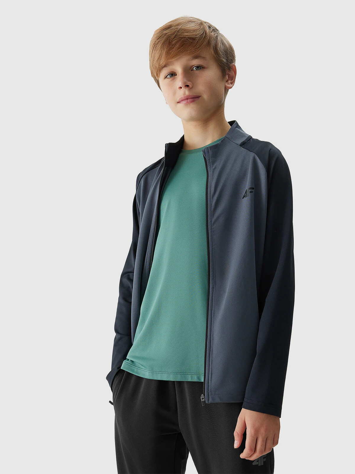 Boys&#039; Sports Sweatshirt 4F - Grey