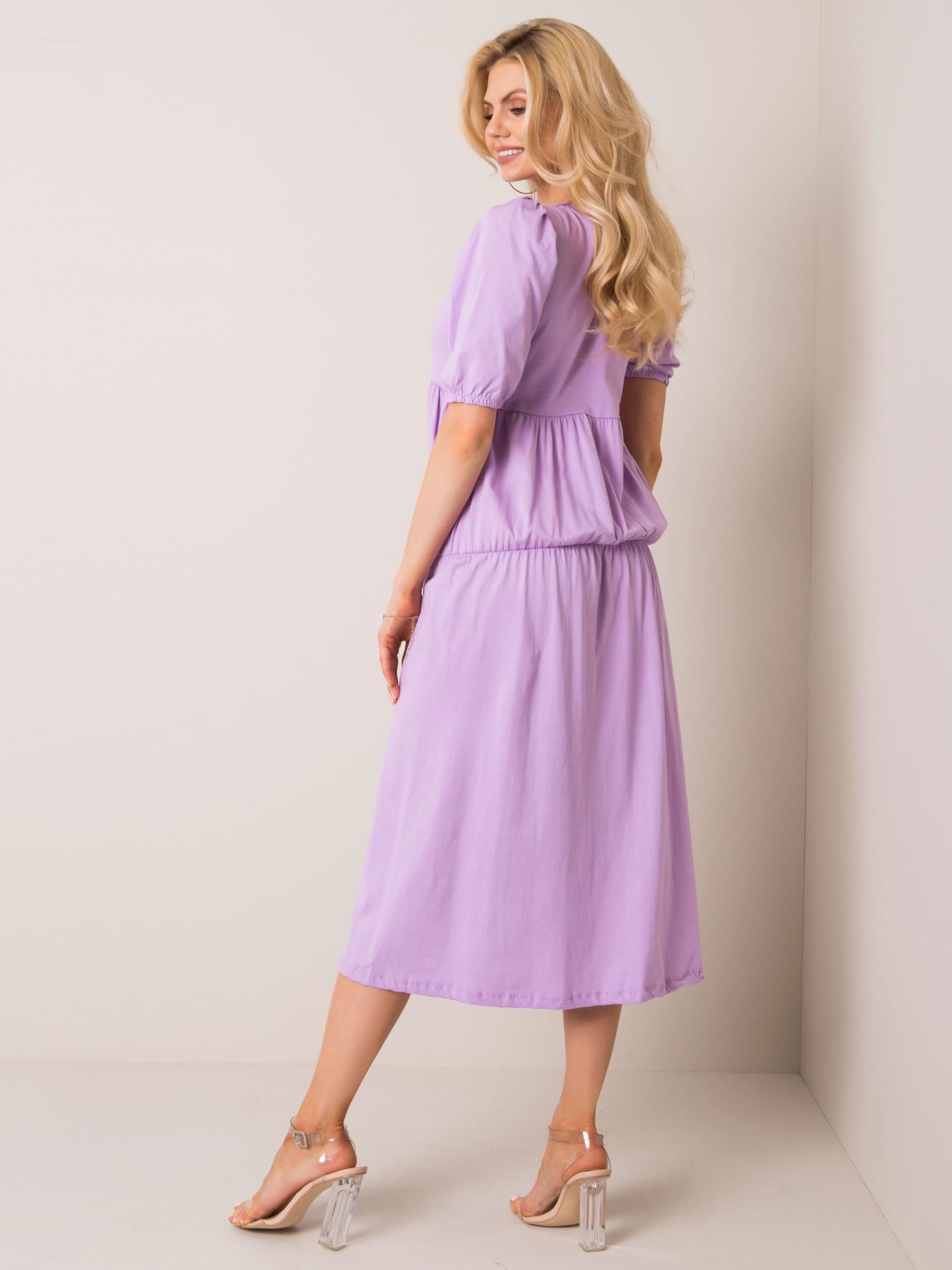 RUE PARIS Rochie midi liliac