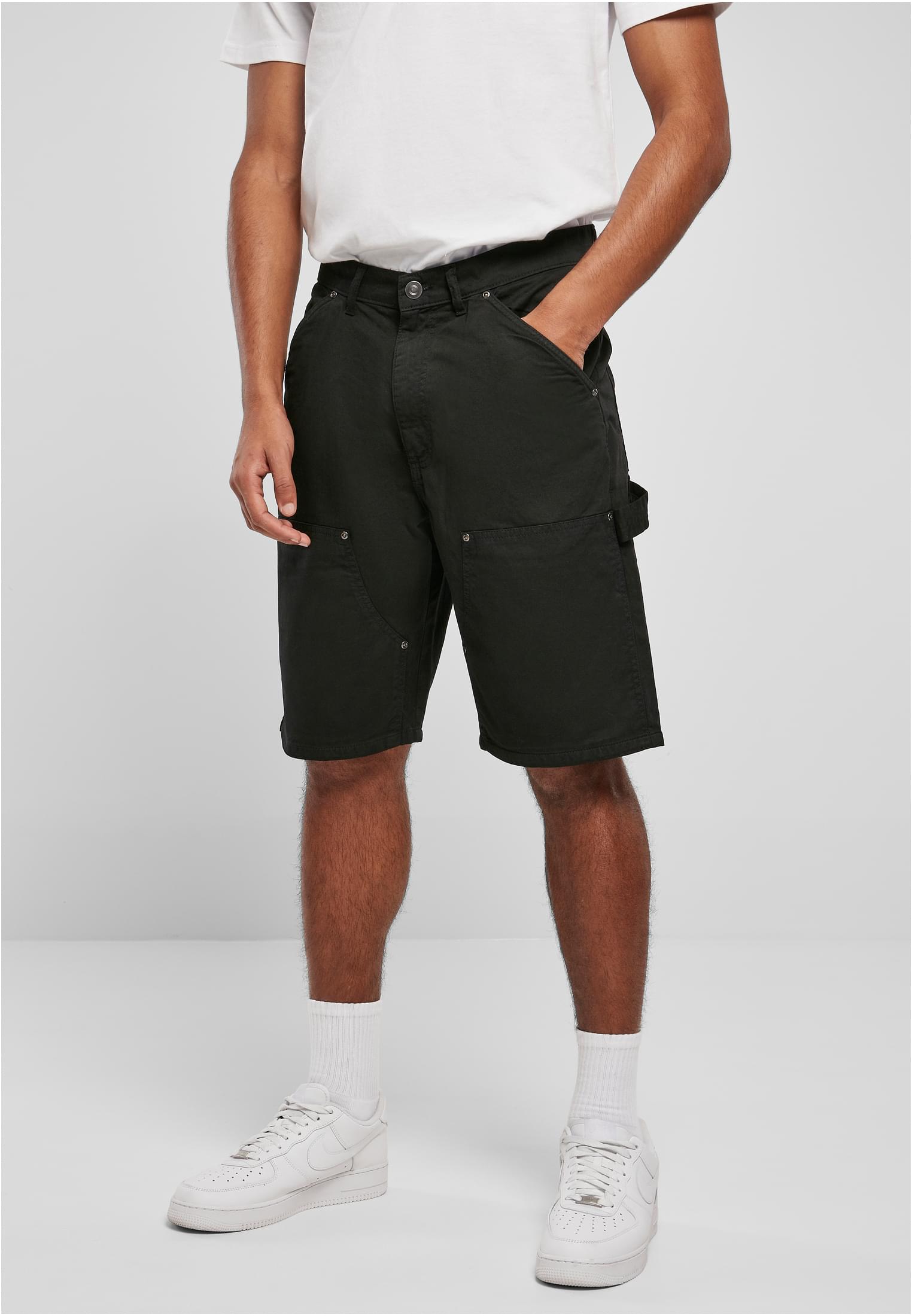 Double Knee Carpenter Shorts black