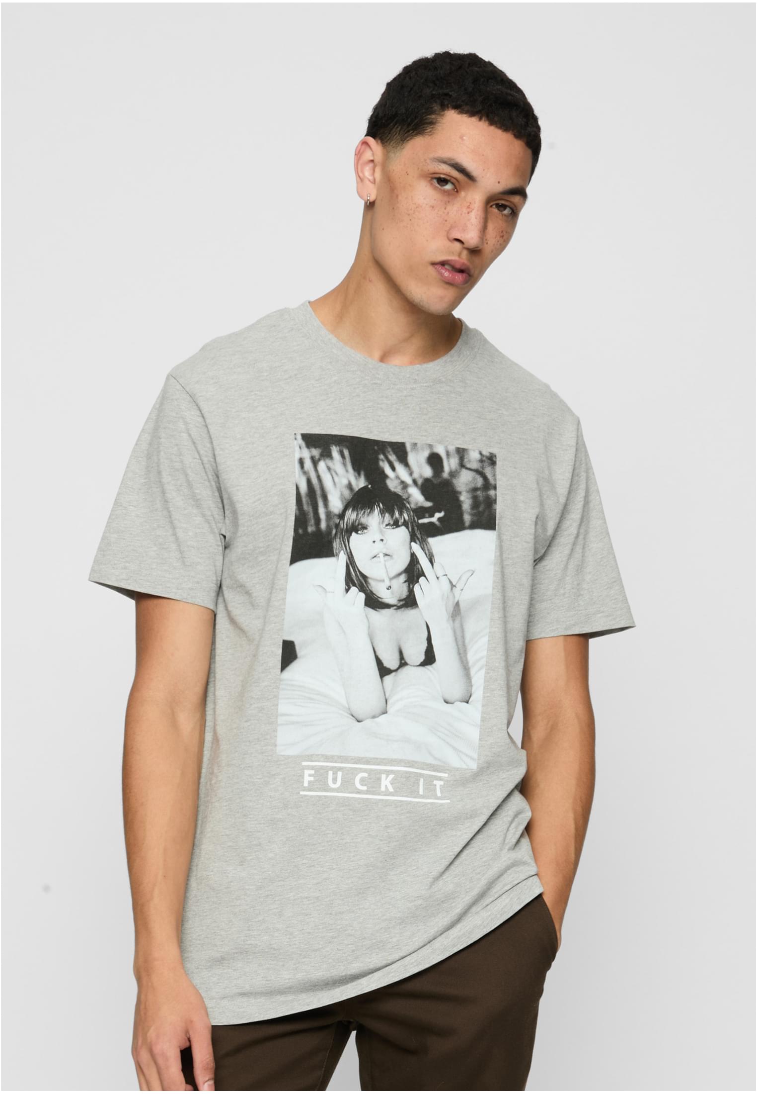 Men's T-shirt Fuck It 2.0 Light Gray