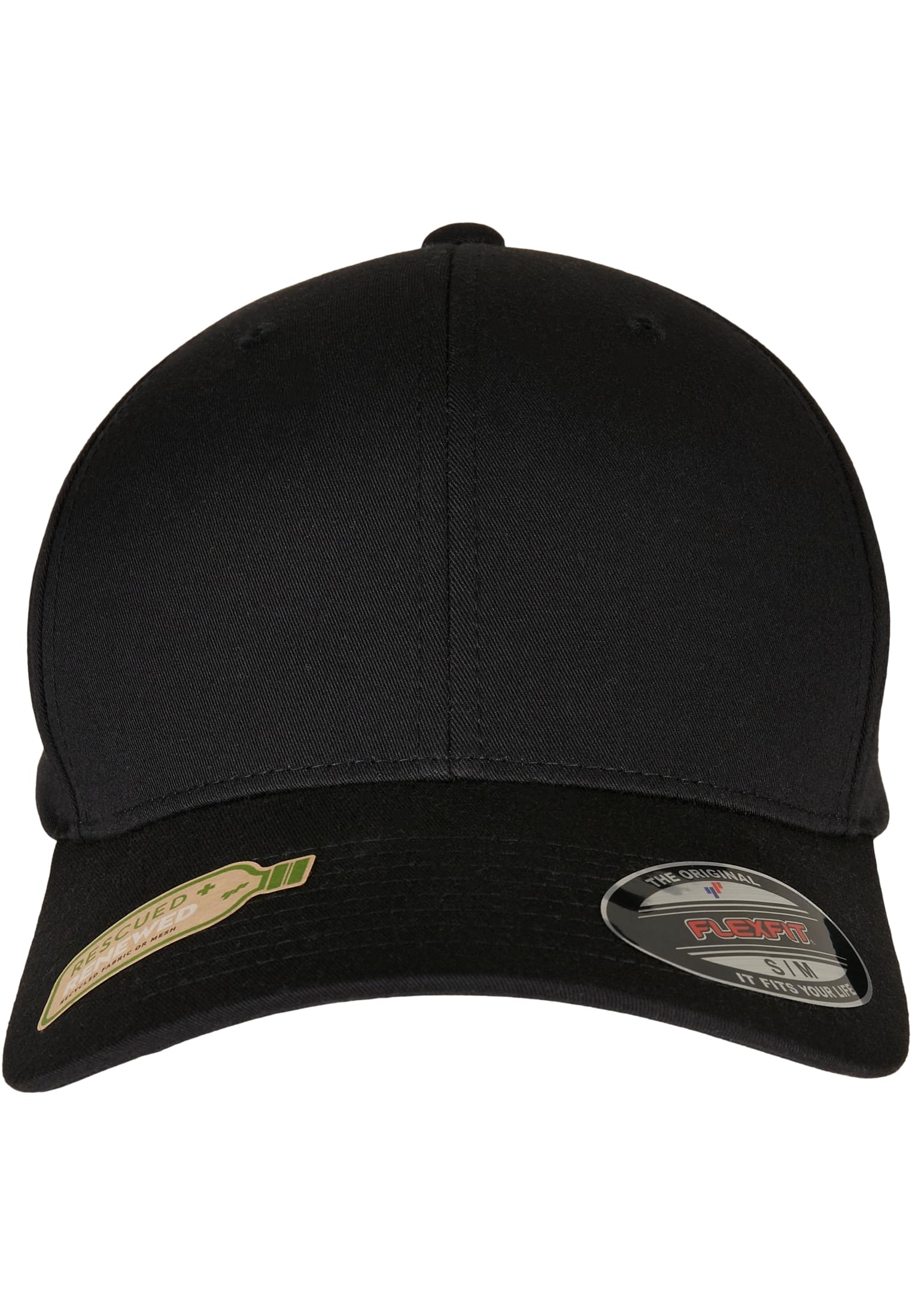 Black Flexfit Recycled Polyester Cap