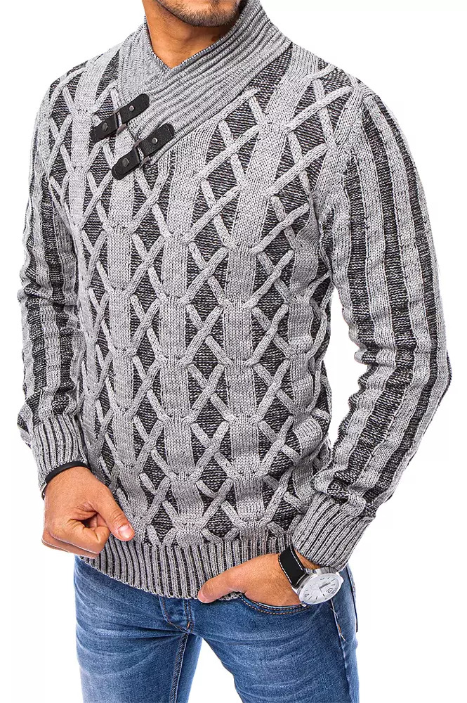 Dark gray men's sweater Dstreet