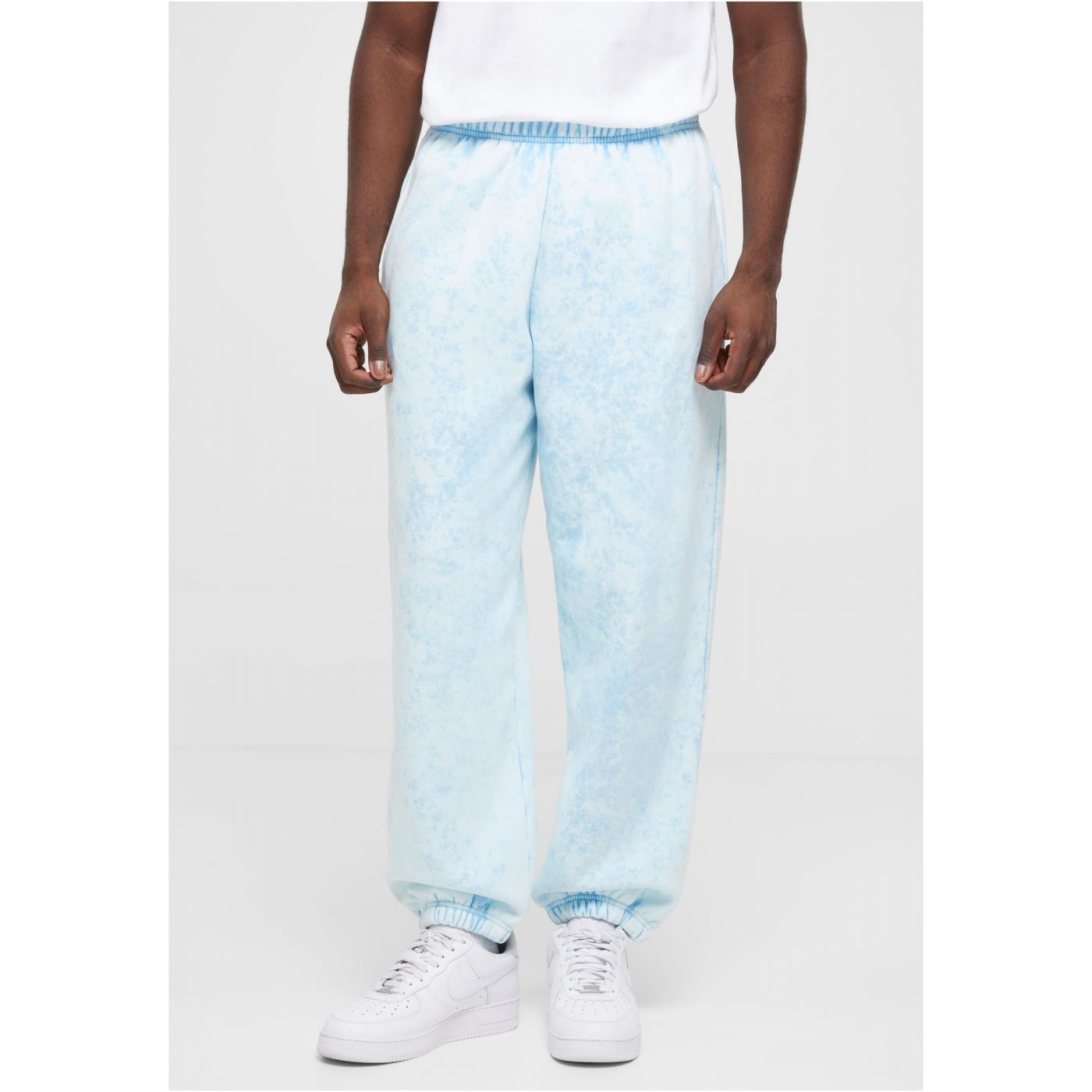 Towel Washed Sweatpants Balticblue