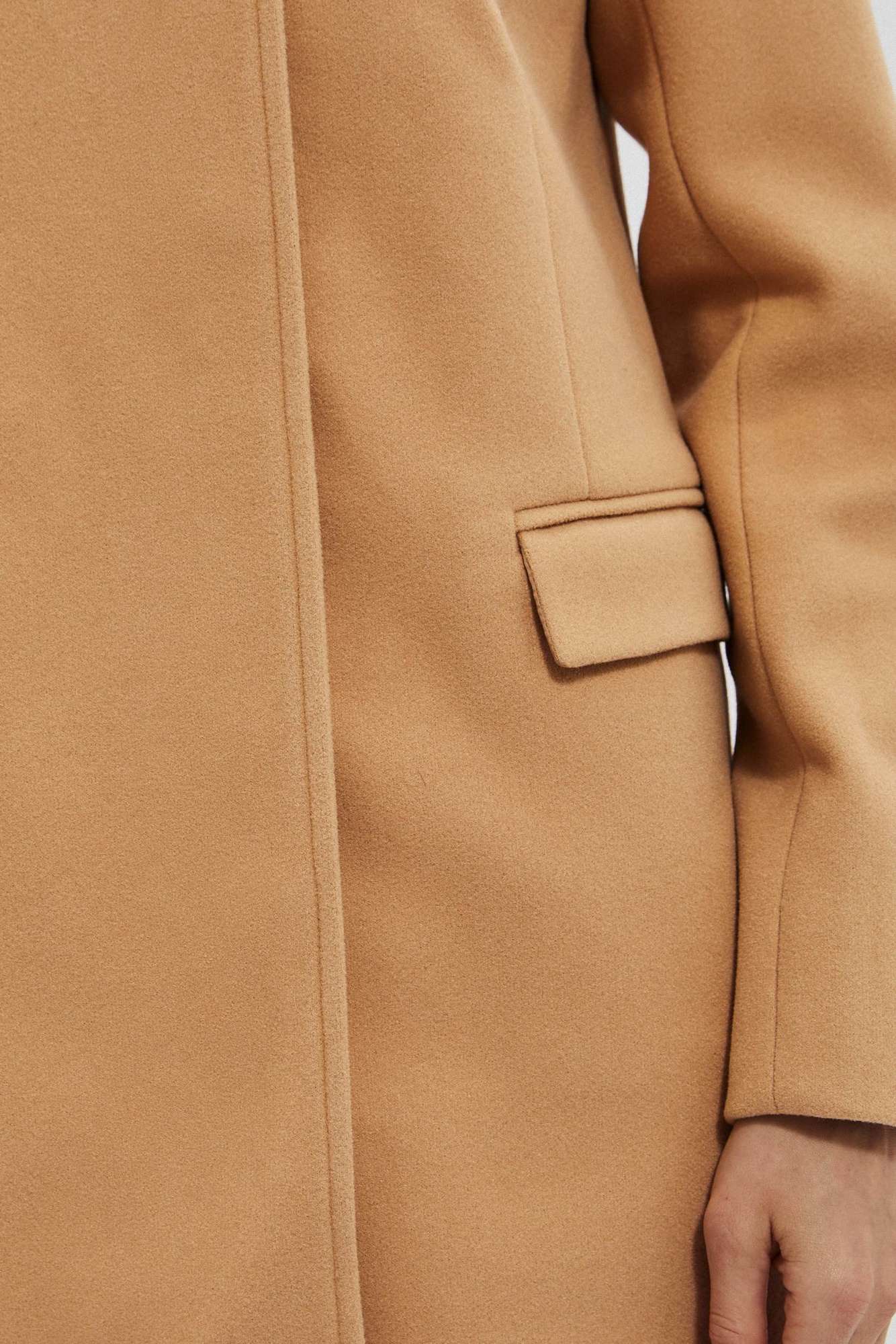 Palton dama Moodo Beige