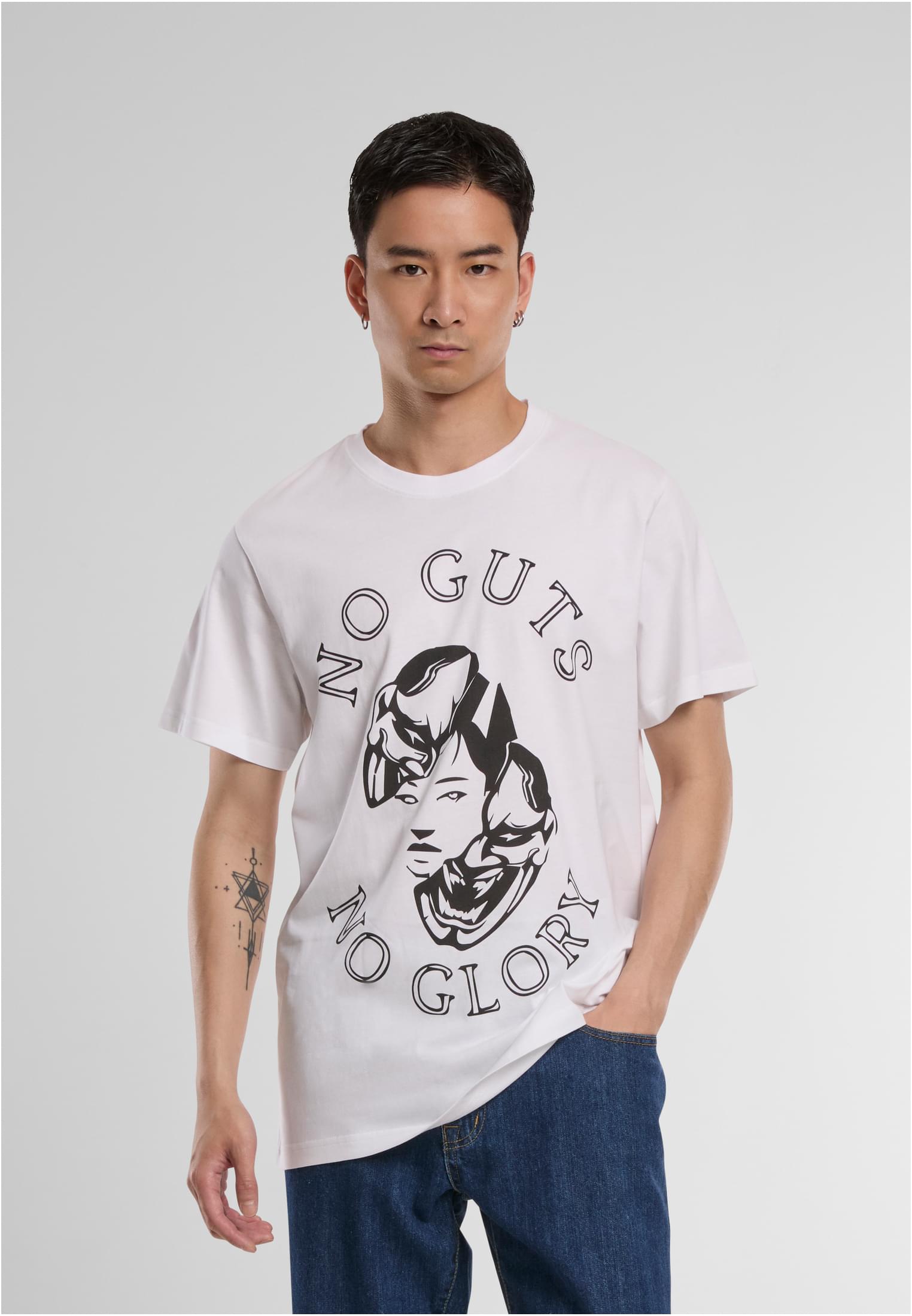 White No Guts No Glory Tee T-shirt