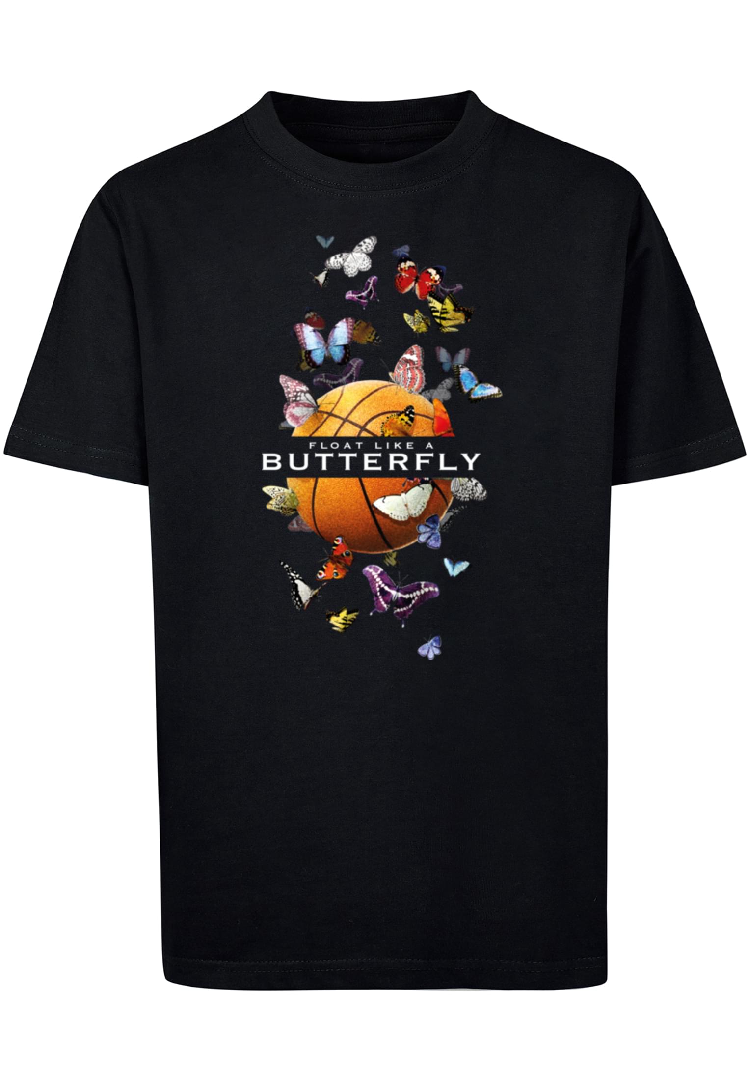 Children's T-shirt Butterfly Baller Black