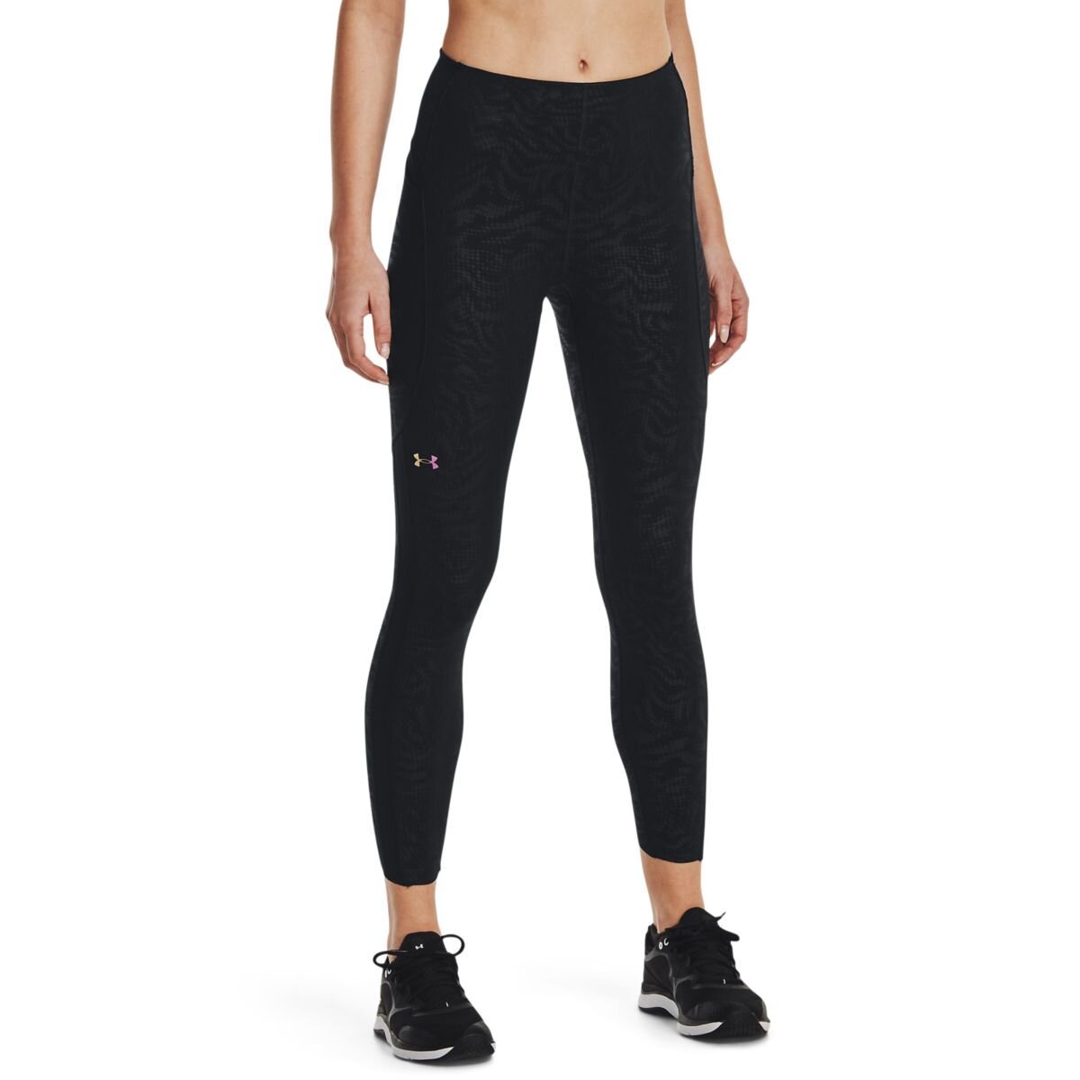 Dámské Kompresní Legíny Under Armour Rush Legging Emboss Perf