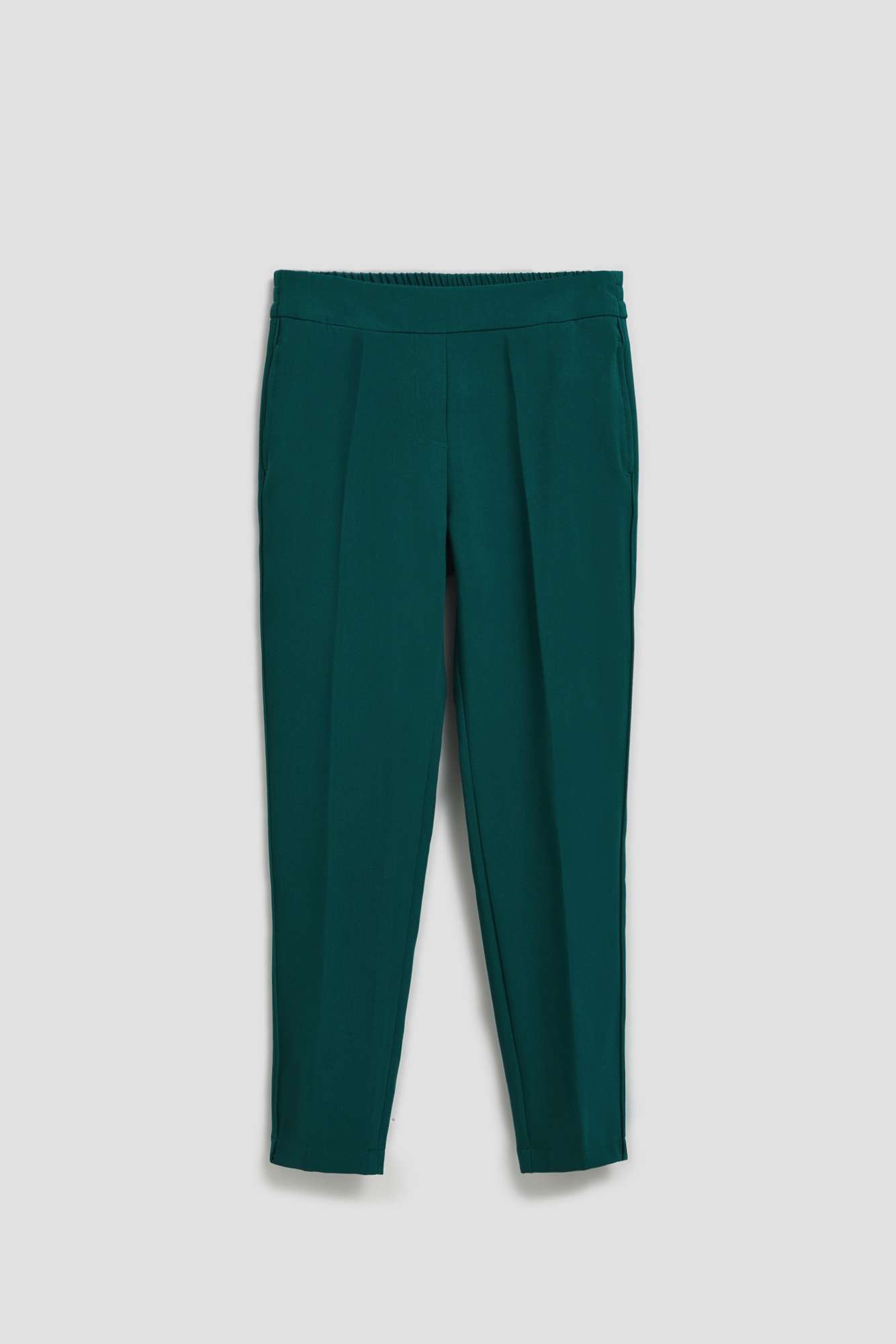 Marisse Emerald Green 7/8 Leg Crease Trousers