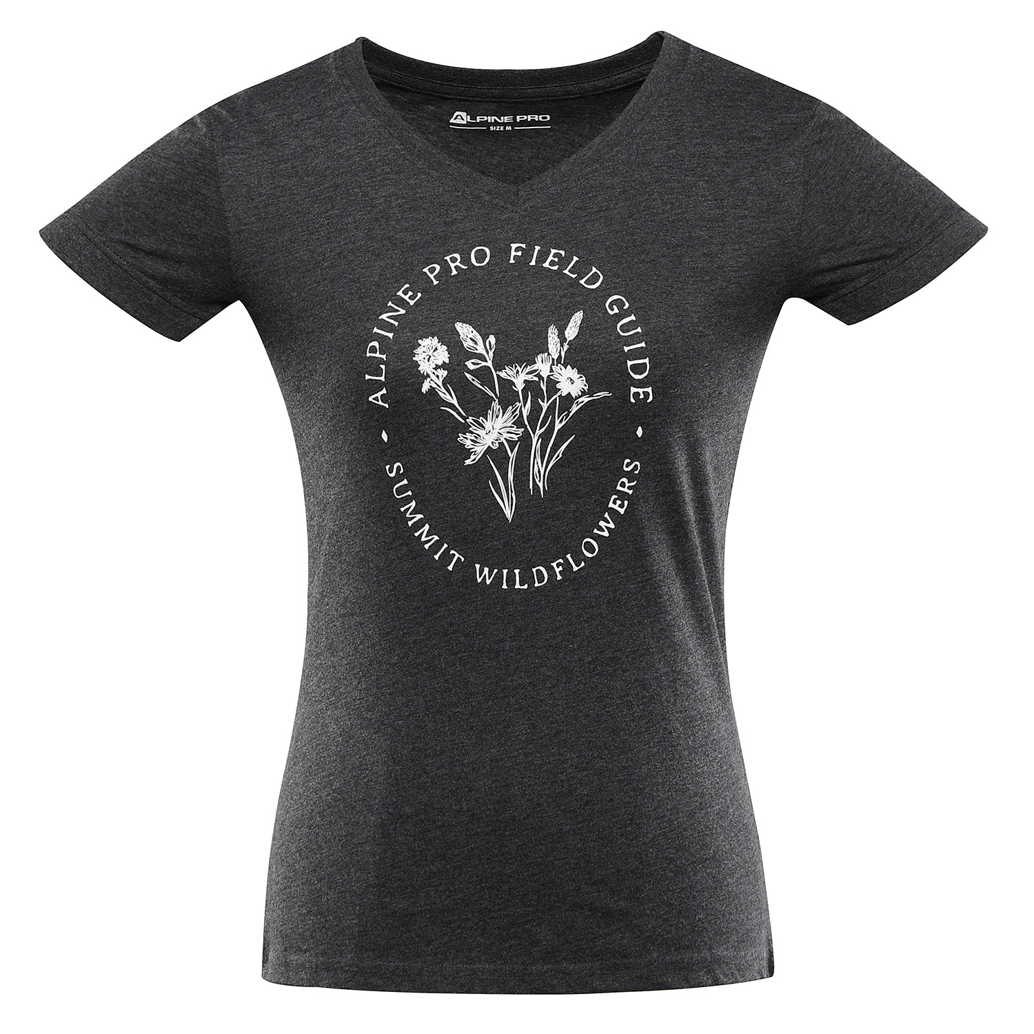 Women's Quick-drying T-shirt ALPINE PRO NEGA Black Variant Pa