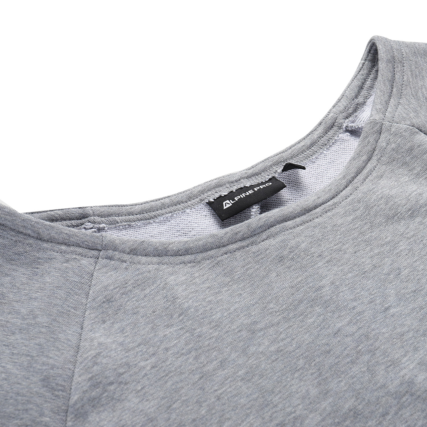 Women&#039;s cotton dress ALPINE PRO MOLEDA smoked pearl