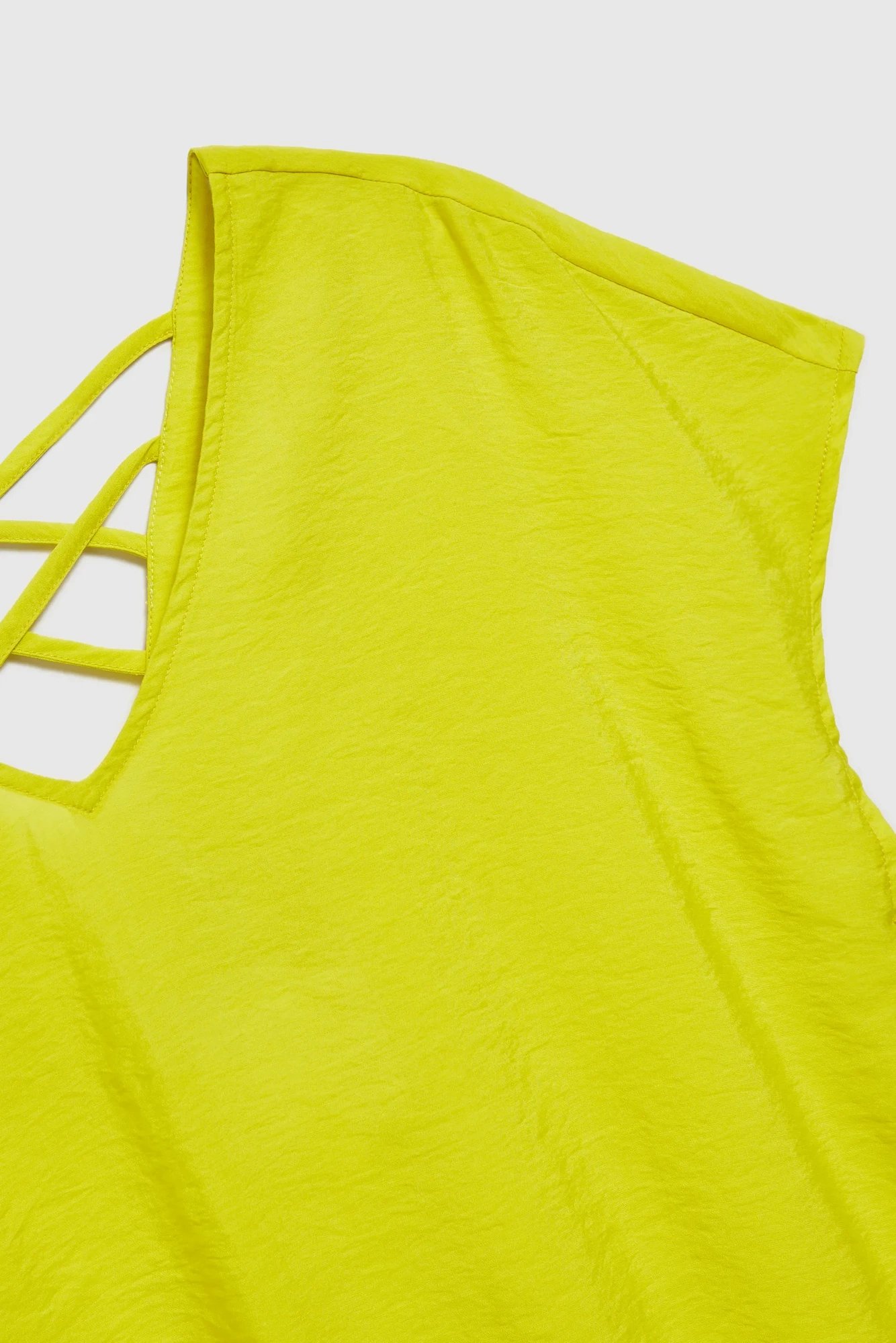 Women's blouse with waist tie MOODO - green