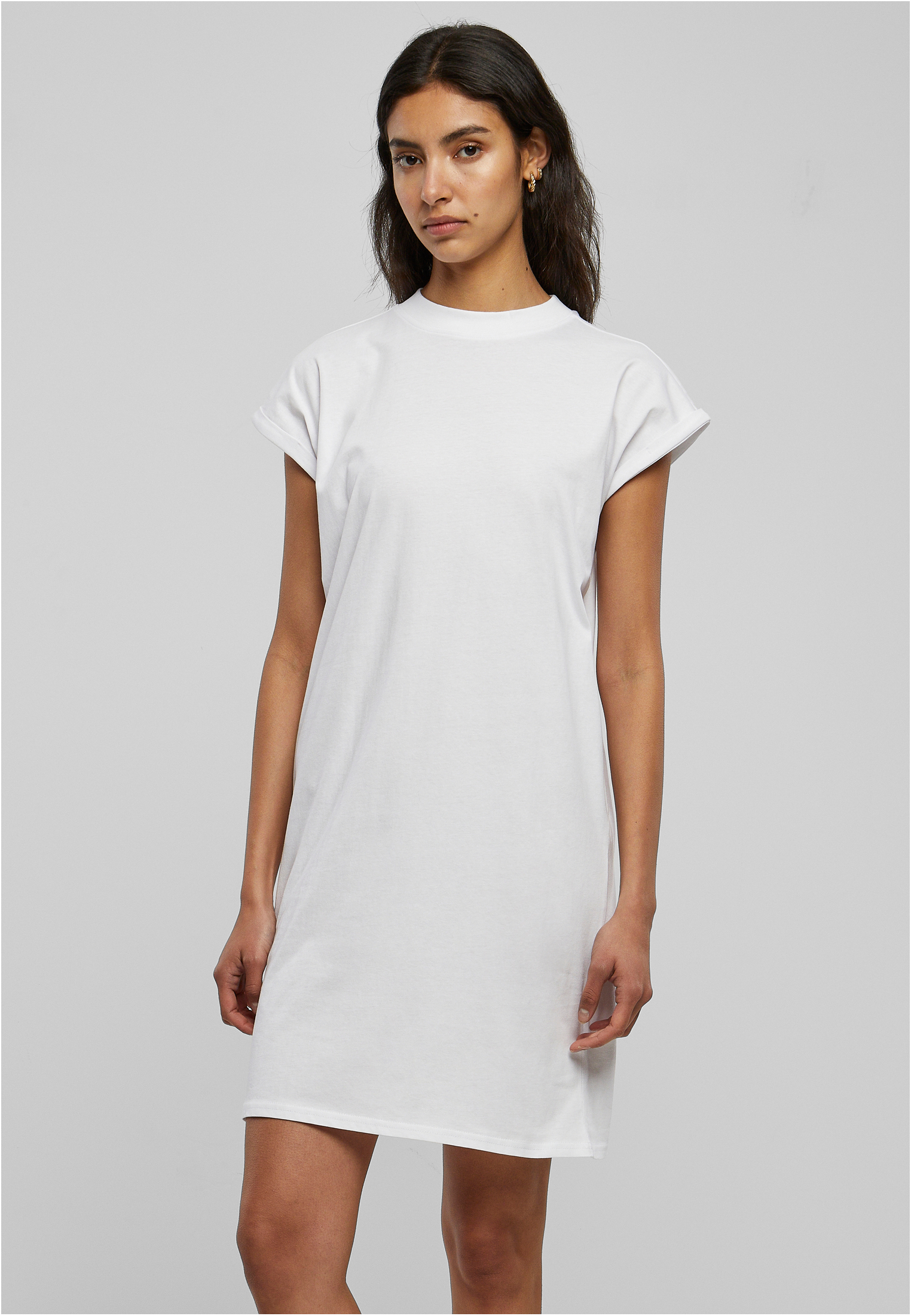 Women&#039;s dress Turtle Extended Shoulder white