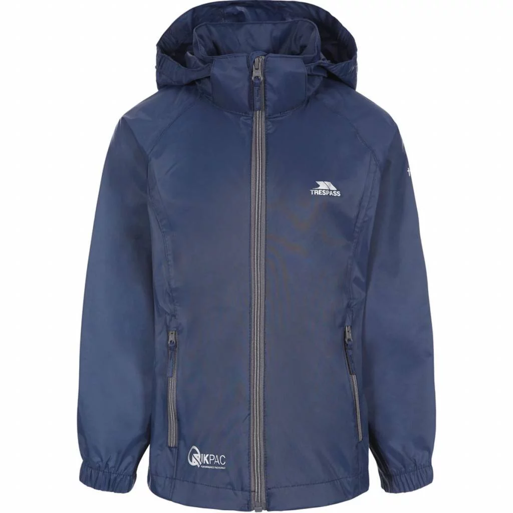 Trespass Children's Waterproof Jacket Qikpac X