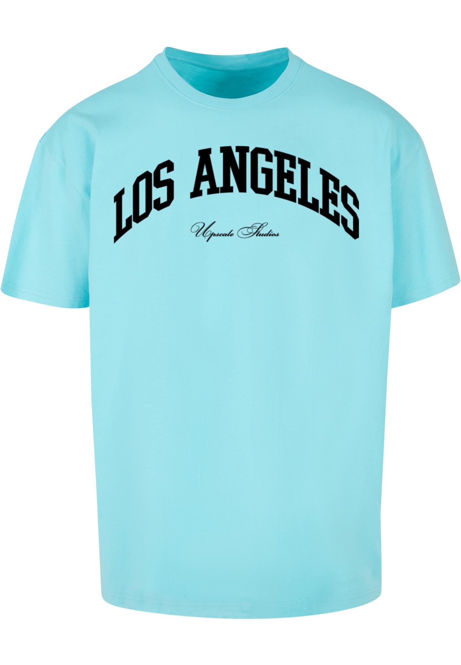 Levně L.A. College Oversize tričko berylblue