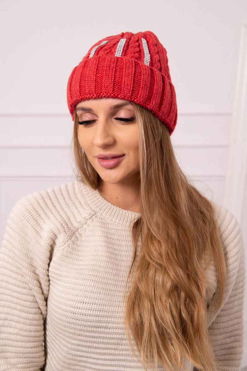 Ladies beanie Selena K384 red