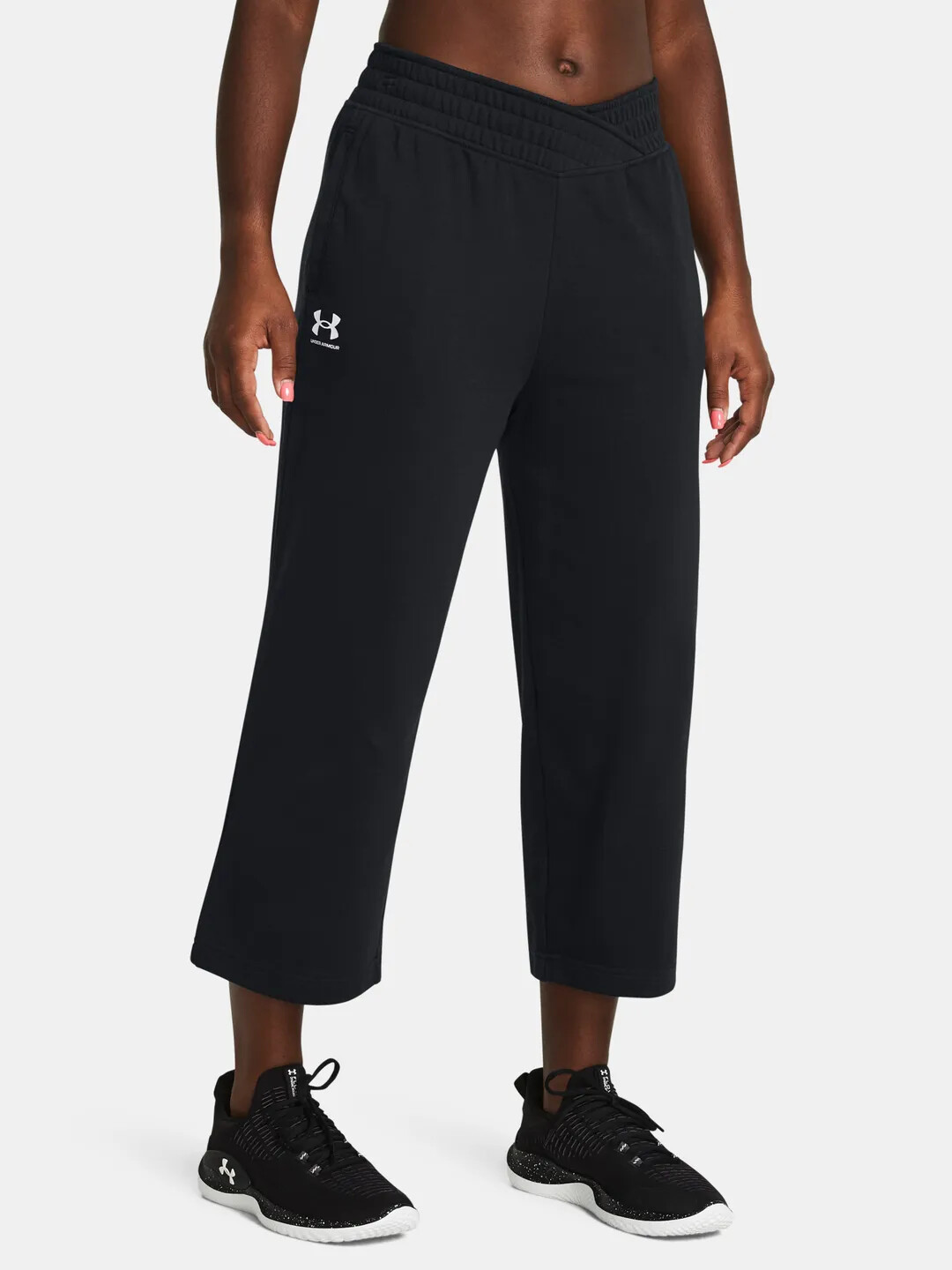 Under Armour Rival Terry Crop Wide Leg Women&#039;s Sweatpants