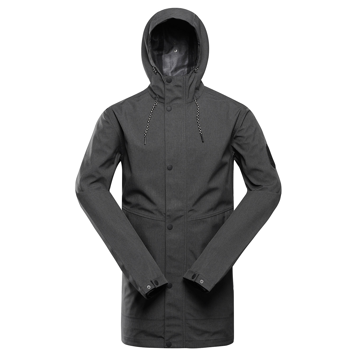 Men's waterproof coat with ptx membrane ALPINE PRO PERFET black