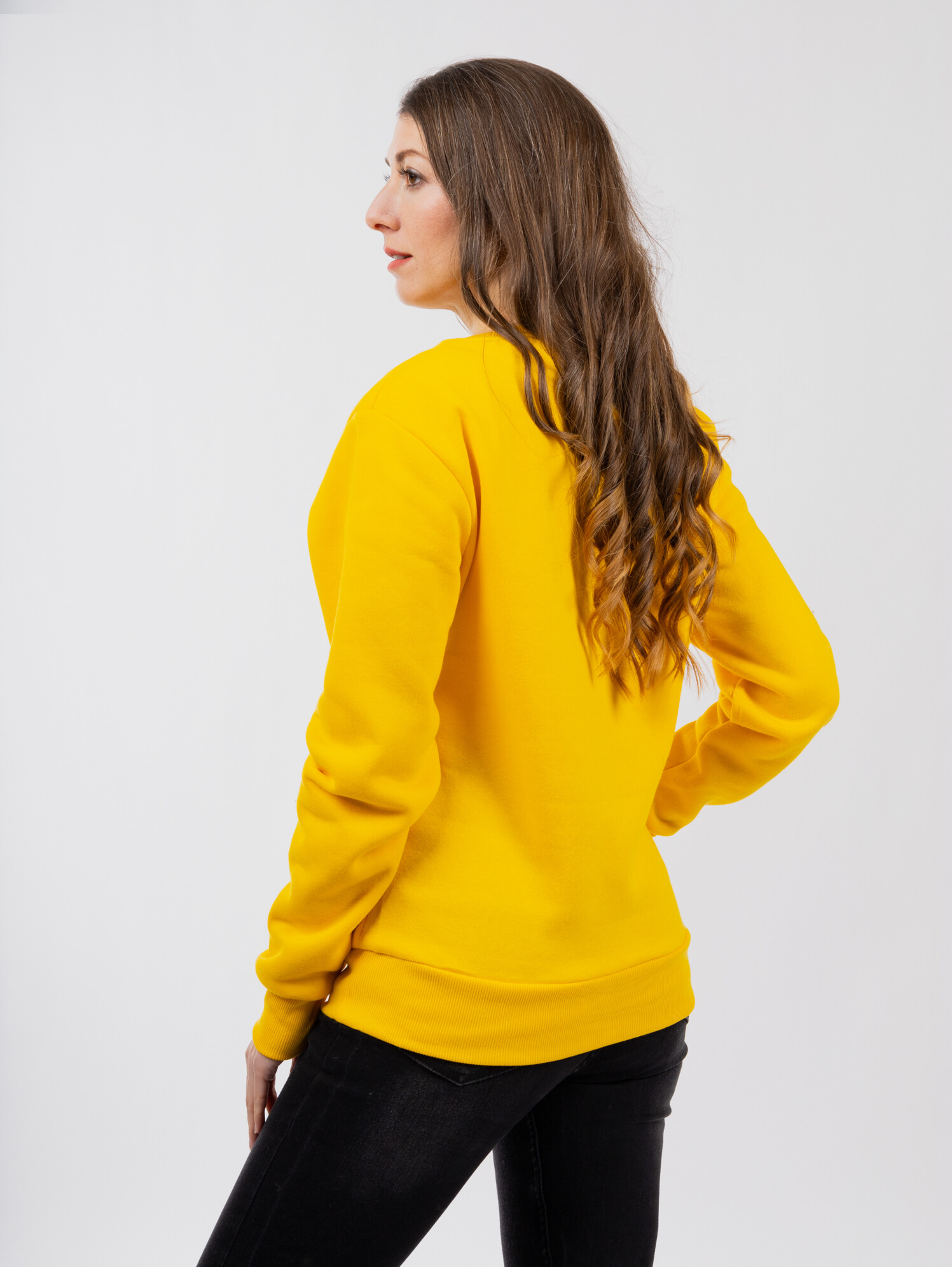 Women&#039;s sweatshirt GLANO - yellow