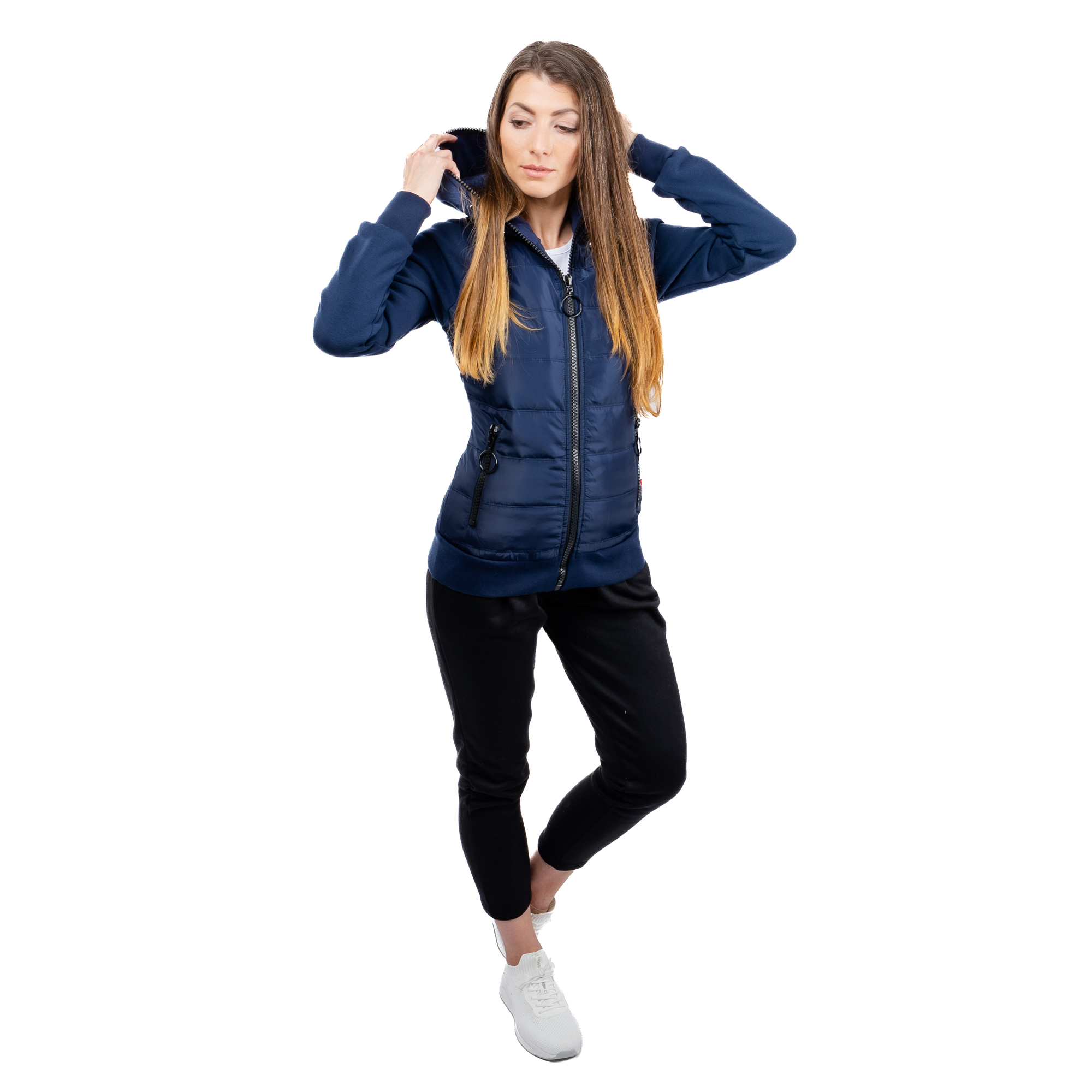 Women's Tracksuit GLANO - Blue/black