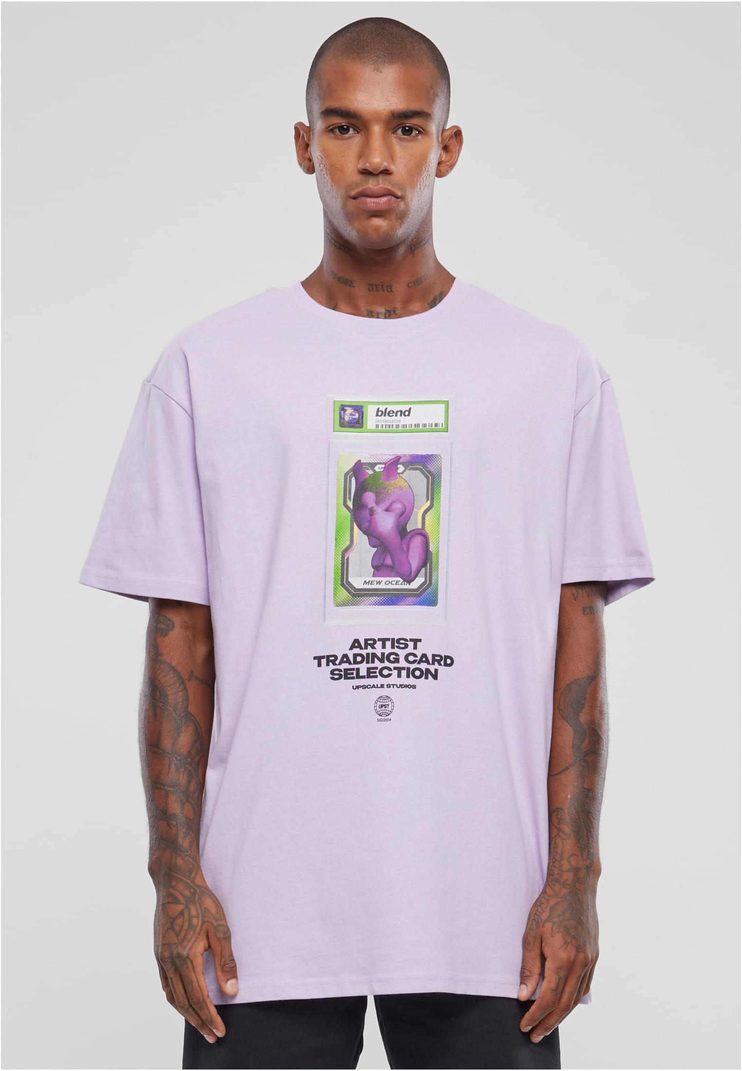 Men's T-shirt Blend Oversize lilac