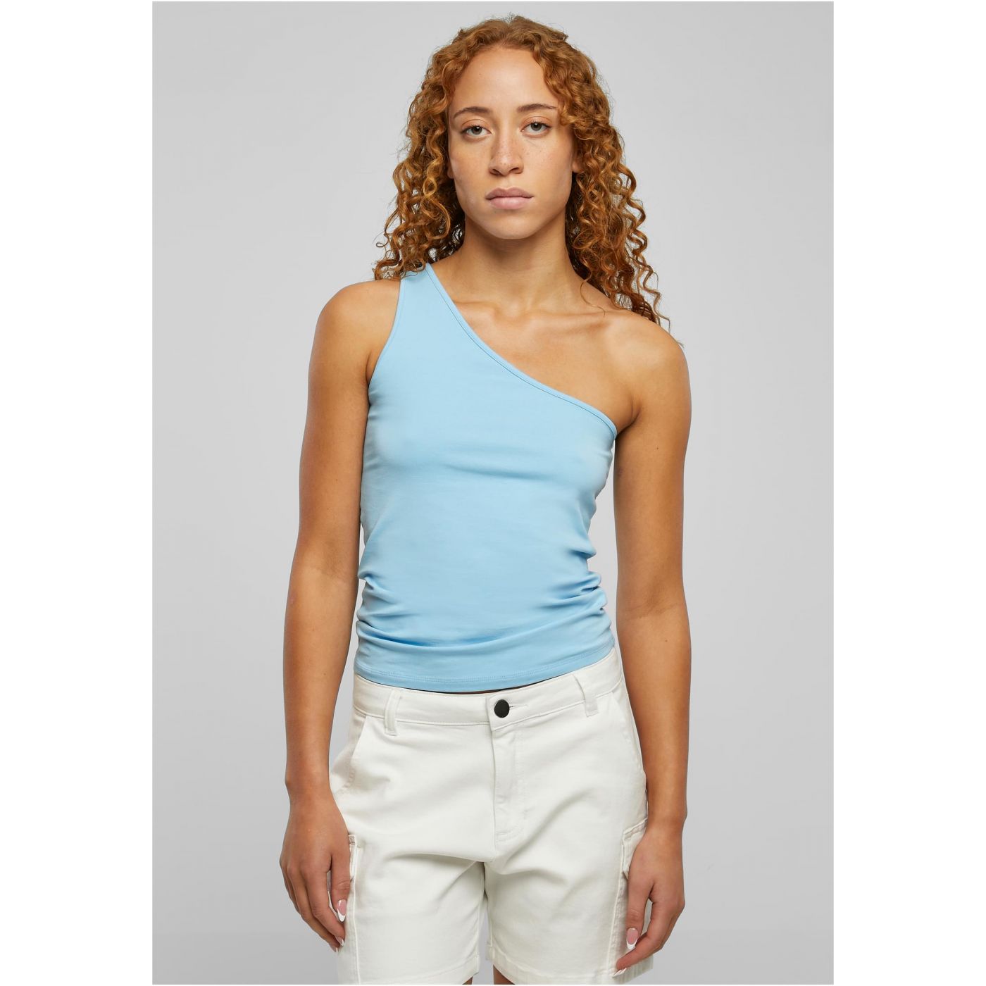 Women's Asymmetrical Top Balticblue