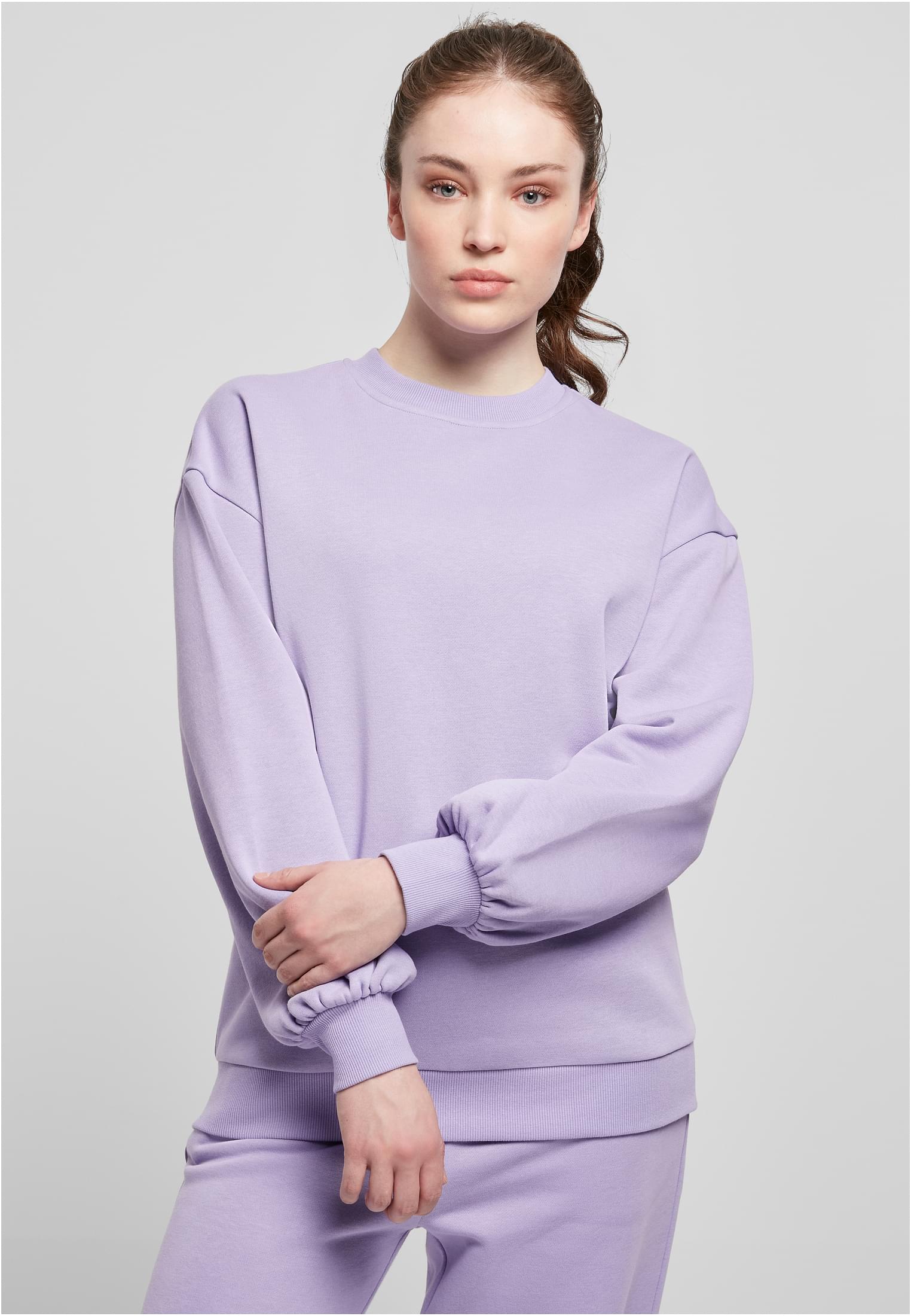 Women's Organic Oversized Crew Lavender