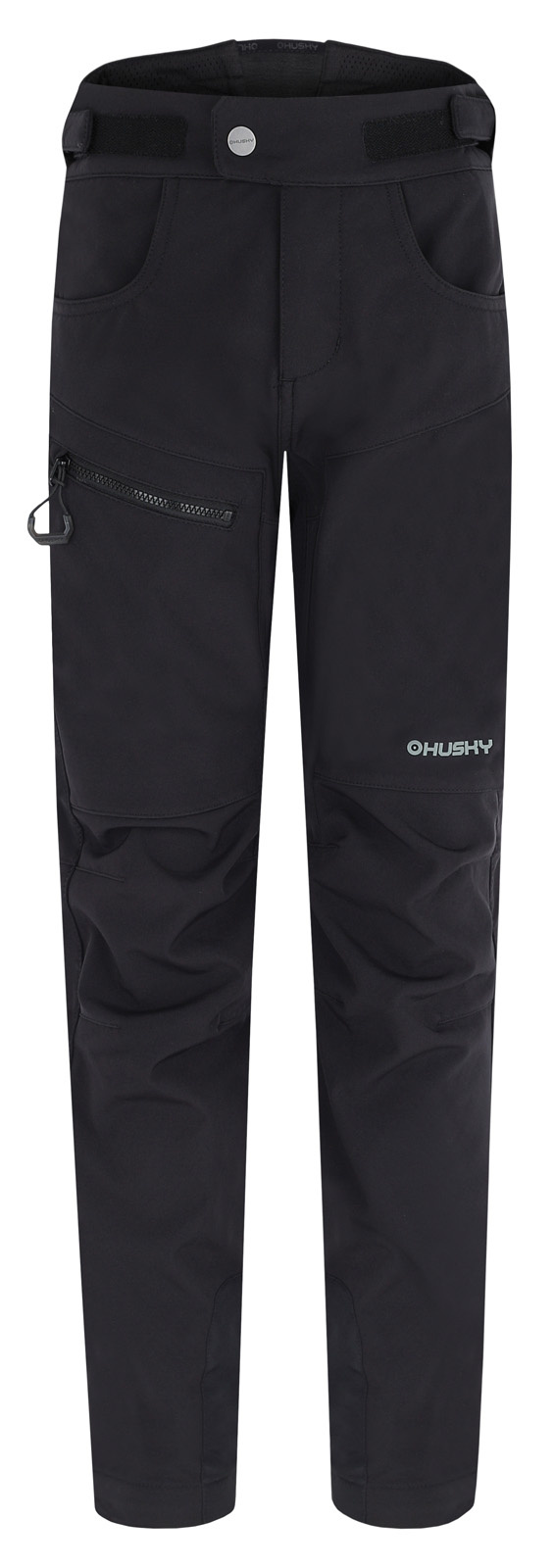 Kids Softshell Pants HUSKY Keson K Black