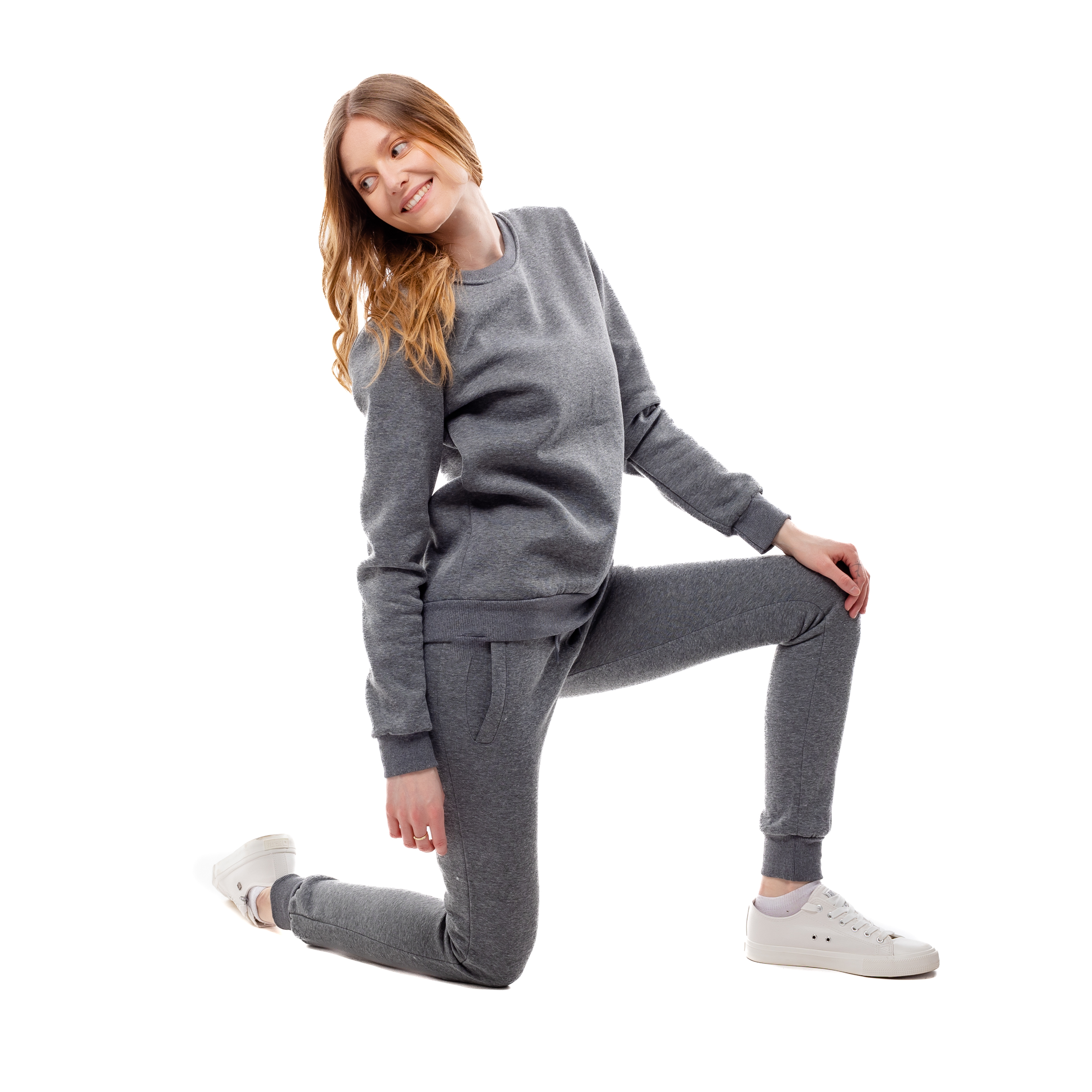 Women&#039;s tracksuit GLANO - dark gray