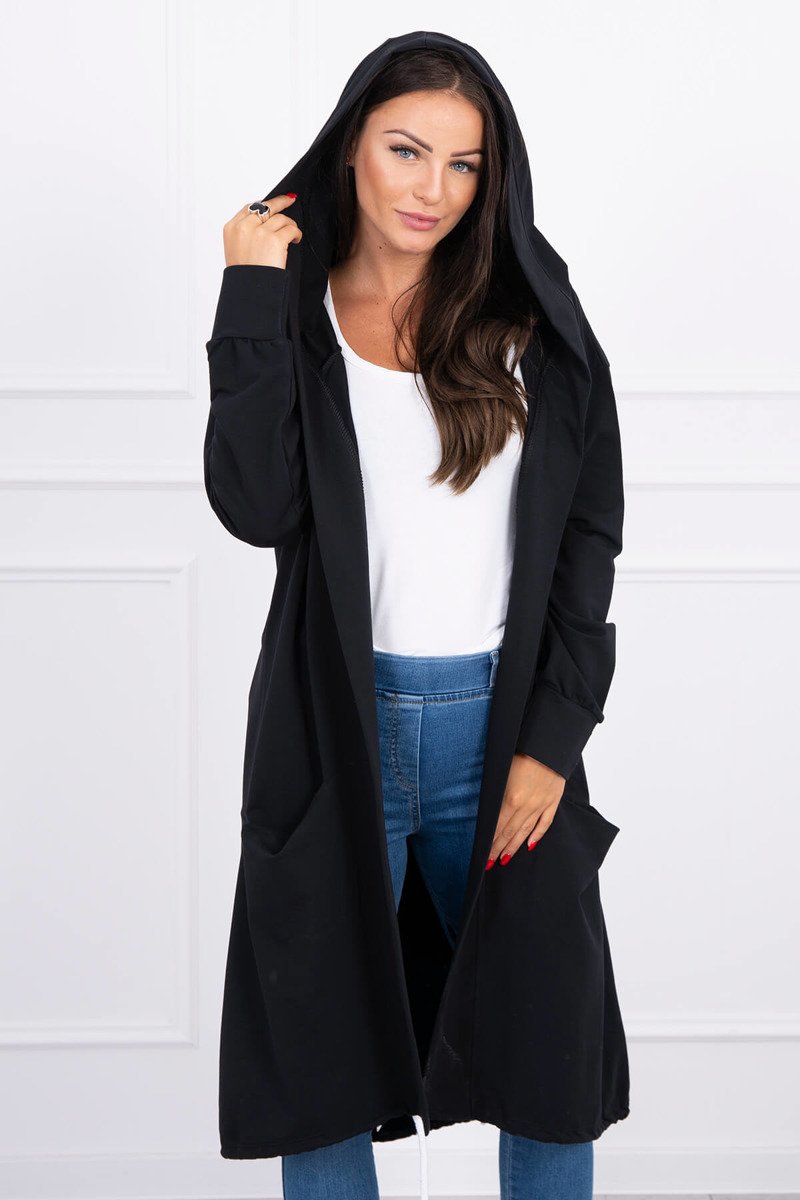 Hooded Cap Oversize Black