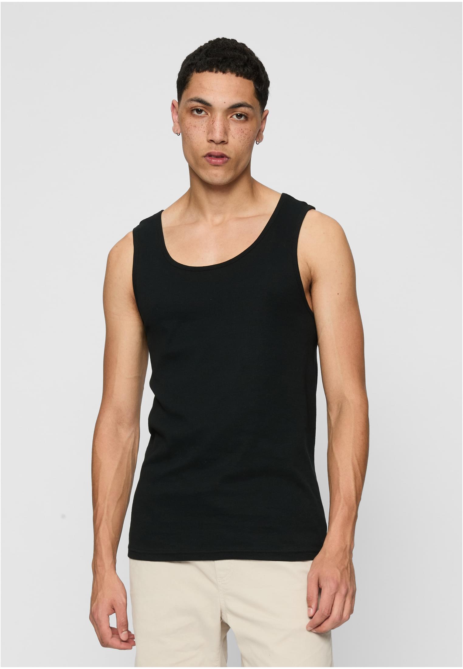 2-pack Seamless Tank Top Black